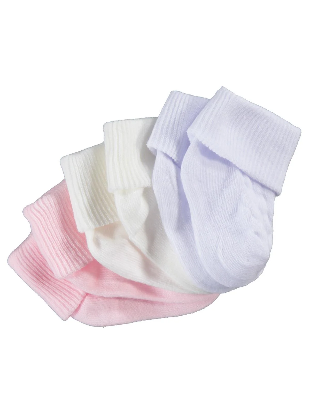 Civil Baby Kız Bebek 3'lü Çorap Set 0-6 Ay - Image 2