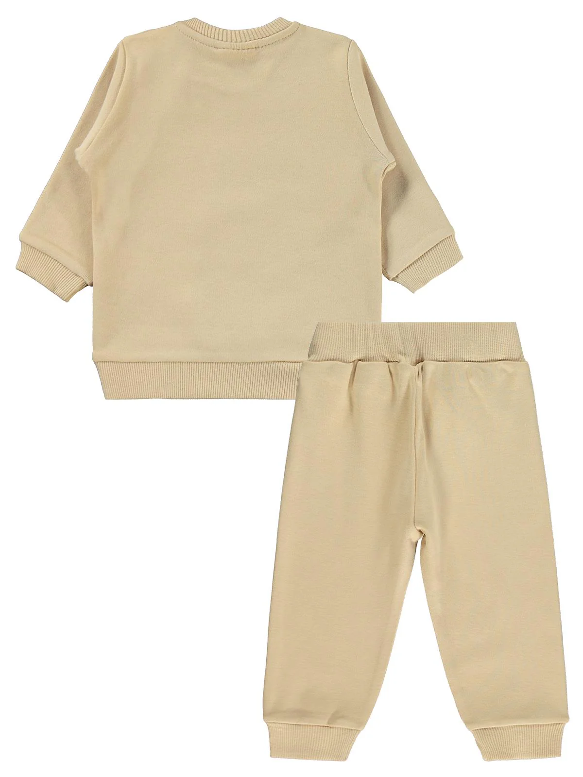Civil Baby Erkek Bebek Kaplan Baskılı 6-18 Ay Takım - Kahverengi - Image 2