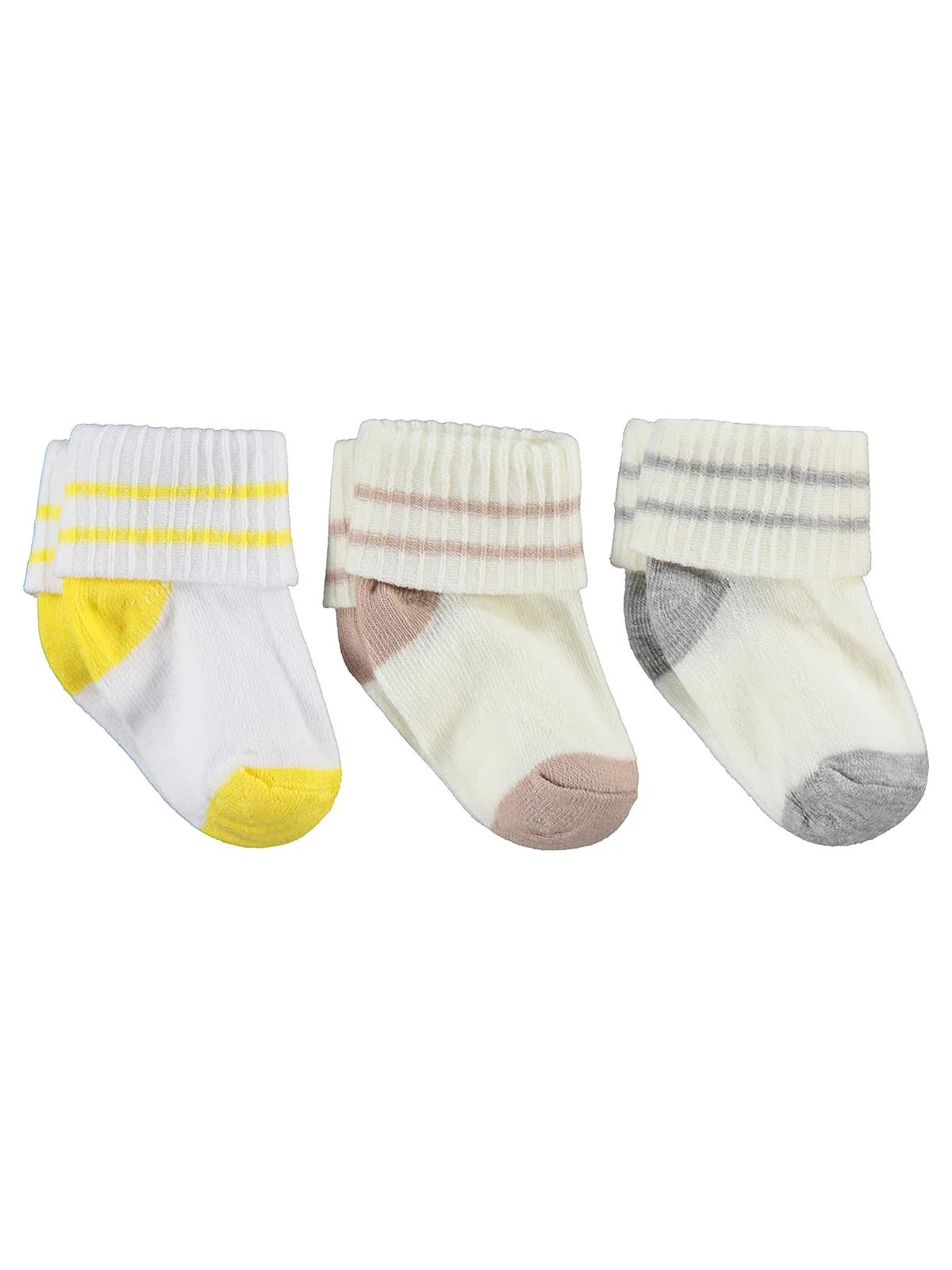 Civil Baby Erkek Bebek 3'lü Çorap Set 0-24 Ay - Image 5
