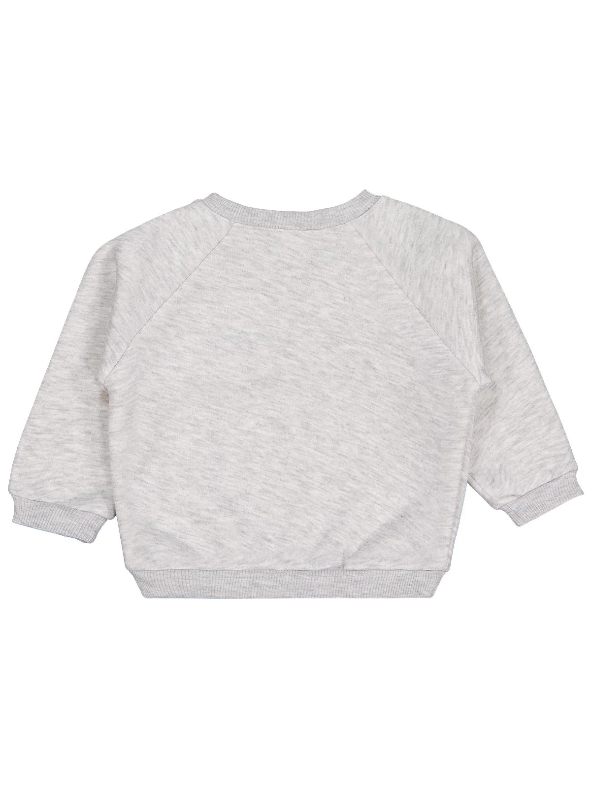 Civil Baby Keep Smiling Etiketli Basic 6-18 Ay Sweatshirt - Gri - Image 4