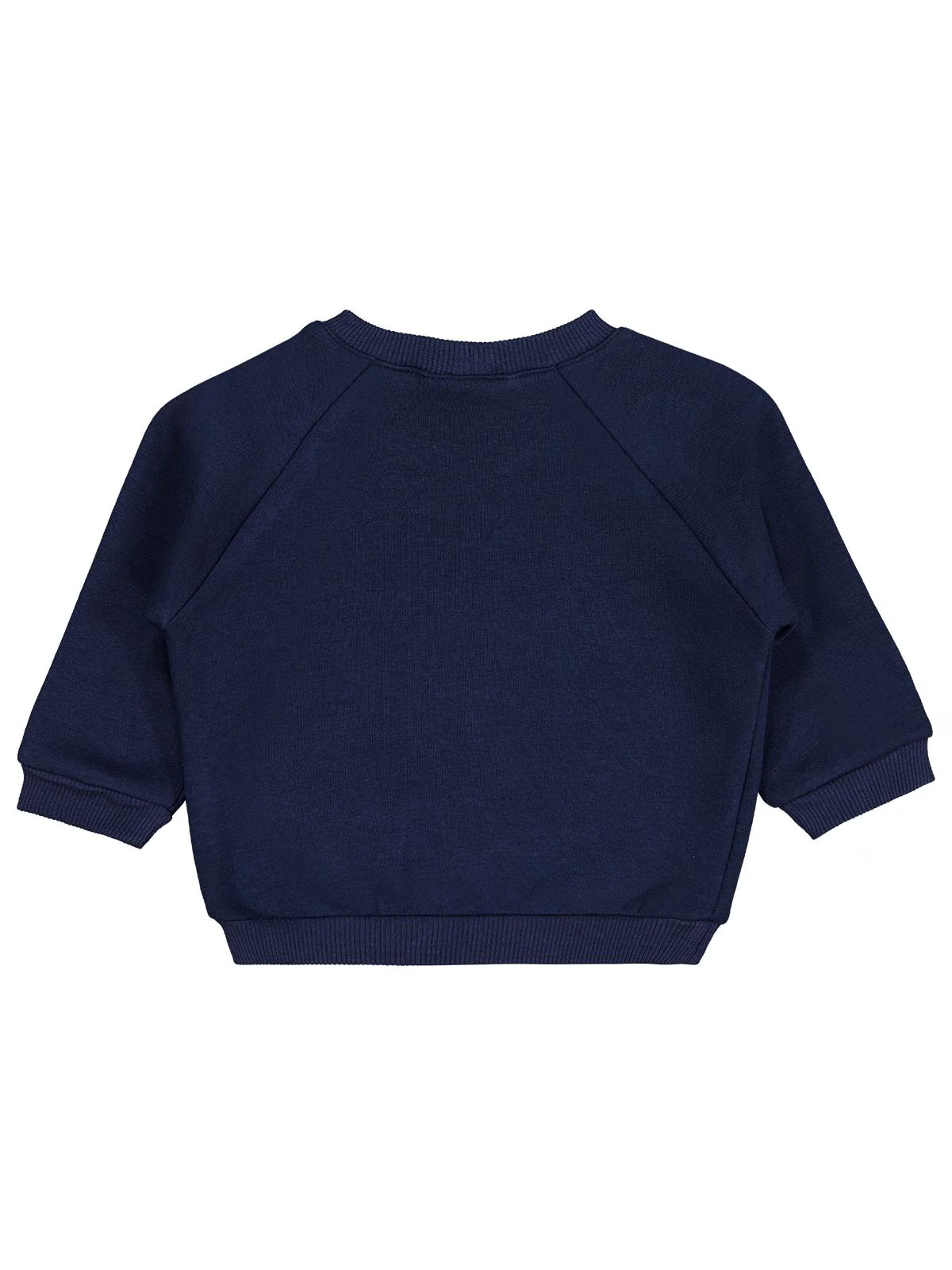 Civil Baby Keep Smiling Etiketli Basic 6-18 Ay Sweatshirt - Lacivert - Image 2