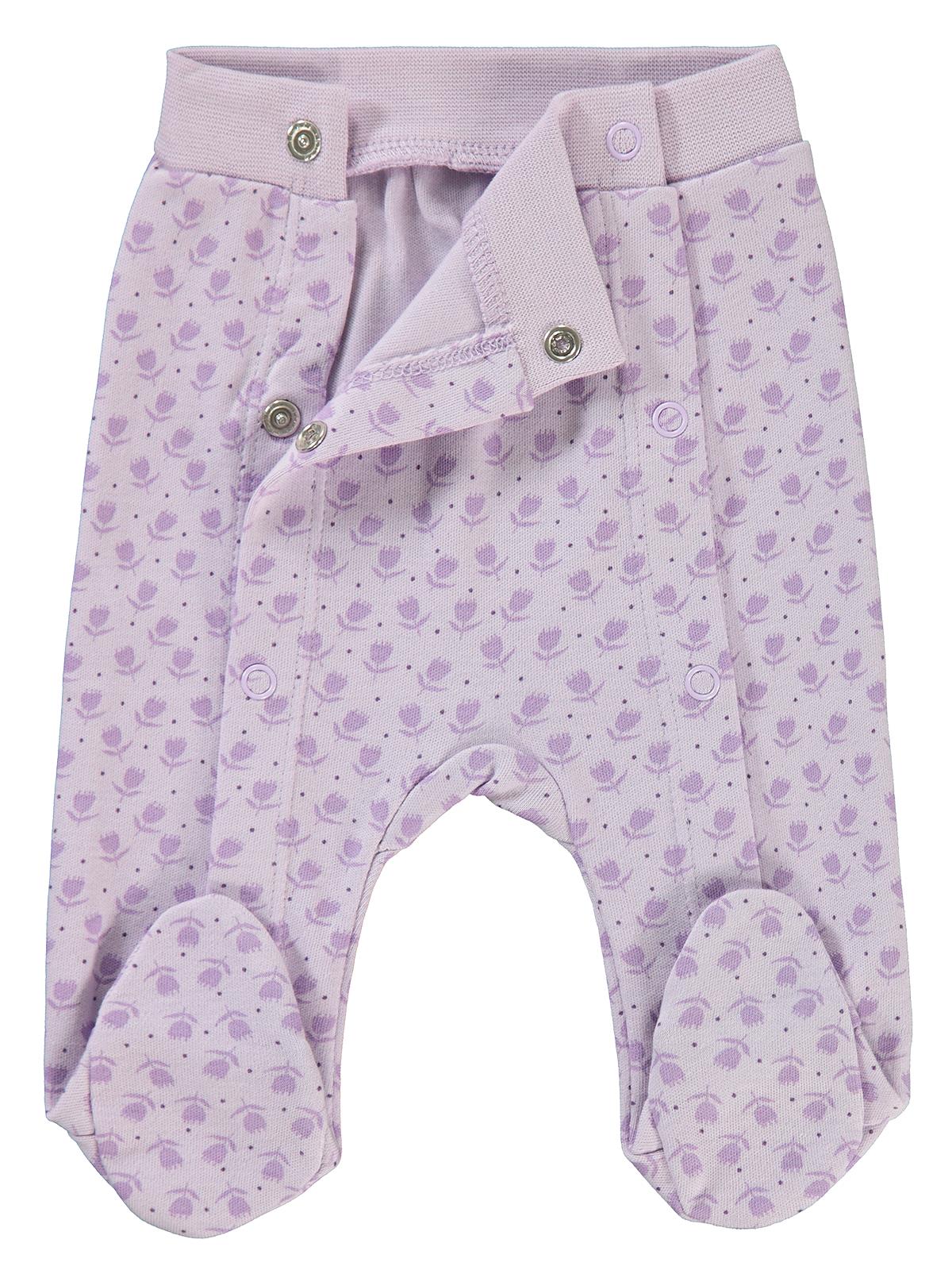 Civil Baby Lale Baskılı Prematüre Zıbın Takımları - Lila - Image 3