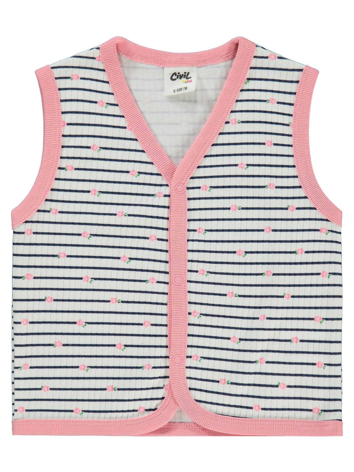 Civil Baby Little And Pretty 6-18 Ay Yelek - Pembe