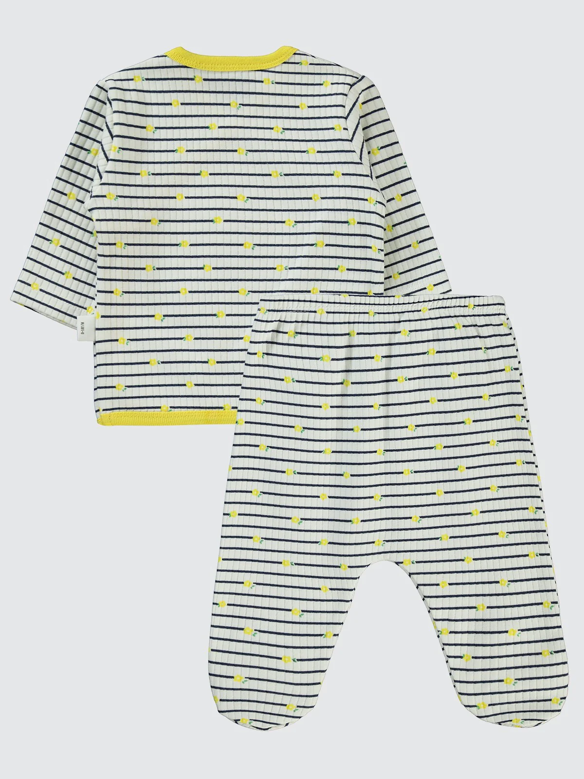Civil Baby Lıttle And Pretty Empirme Zıbın Takımları - Sarı - Image 3