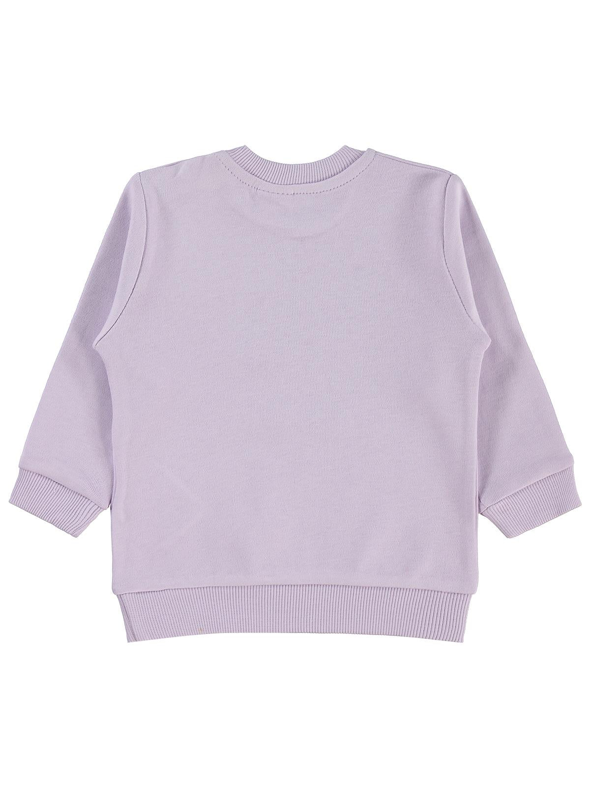 Civil Baby Little Bunny Baskılı 6-18 Ay Sweatshirt - Lila - Image 2