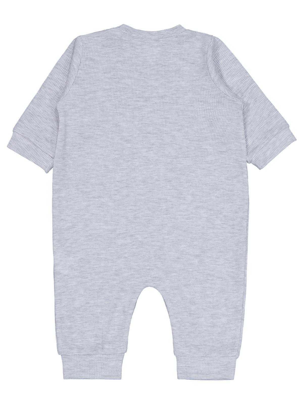 Civil Baby Mini Crew Baskılı 6-18 Ay Tulum - Gri - Image 4