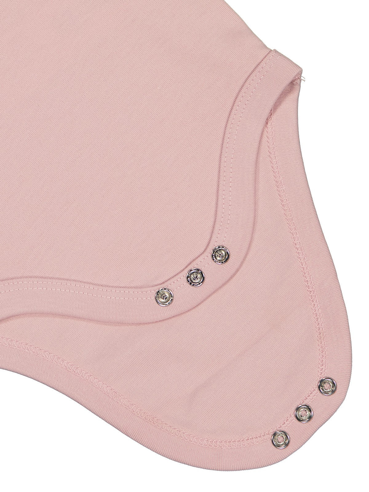 Civil Baby Organik Pamuklu 0-18 Ay Çıtçıtlı Badi - Pembe - Image 3