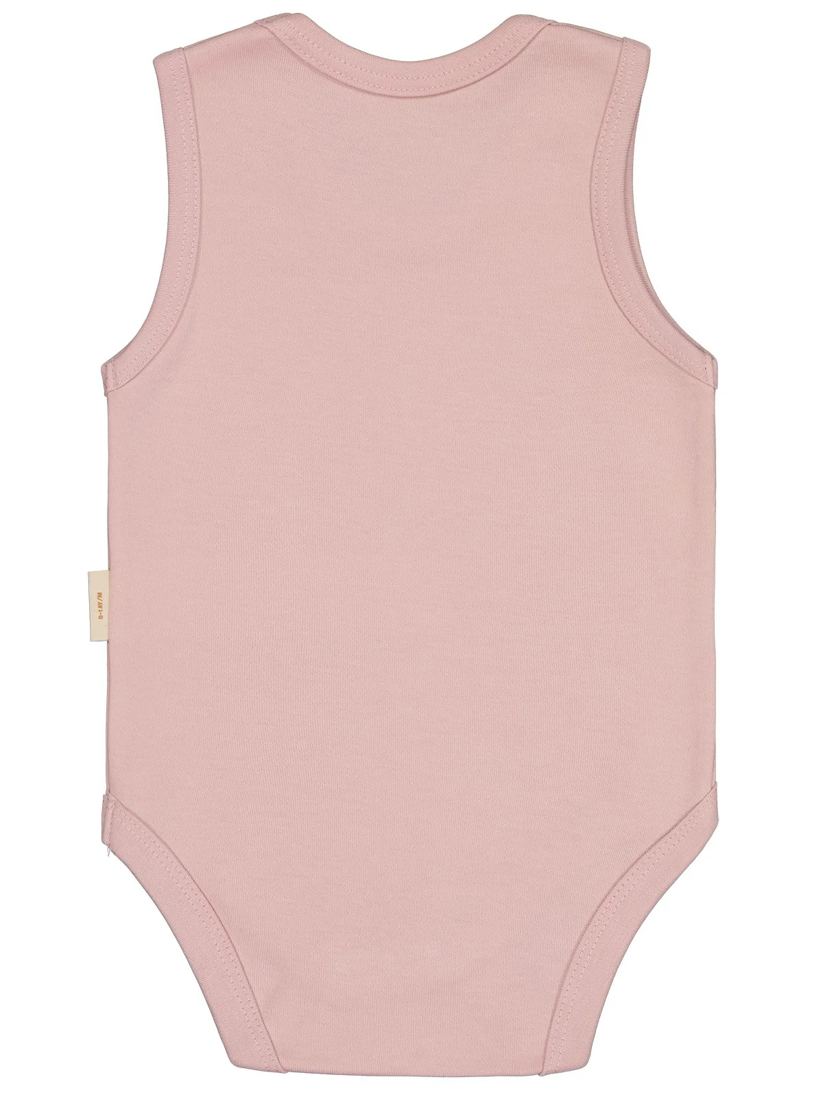 Civil Baby Organik Pamuklu 0-18 Ay Çıtçıtlı Badi - Pembe - Image 4
