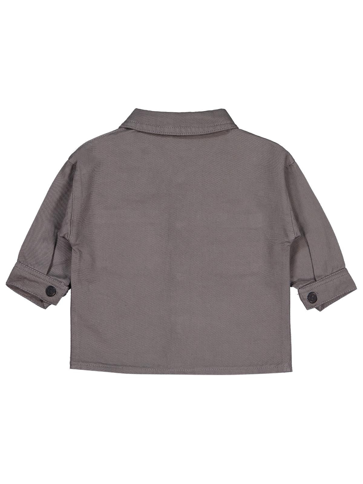 Civil Baby Oscar Jacket 6-18 Ay Gömlek - Gri - Image 4