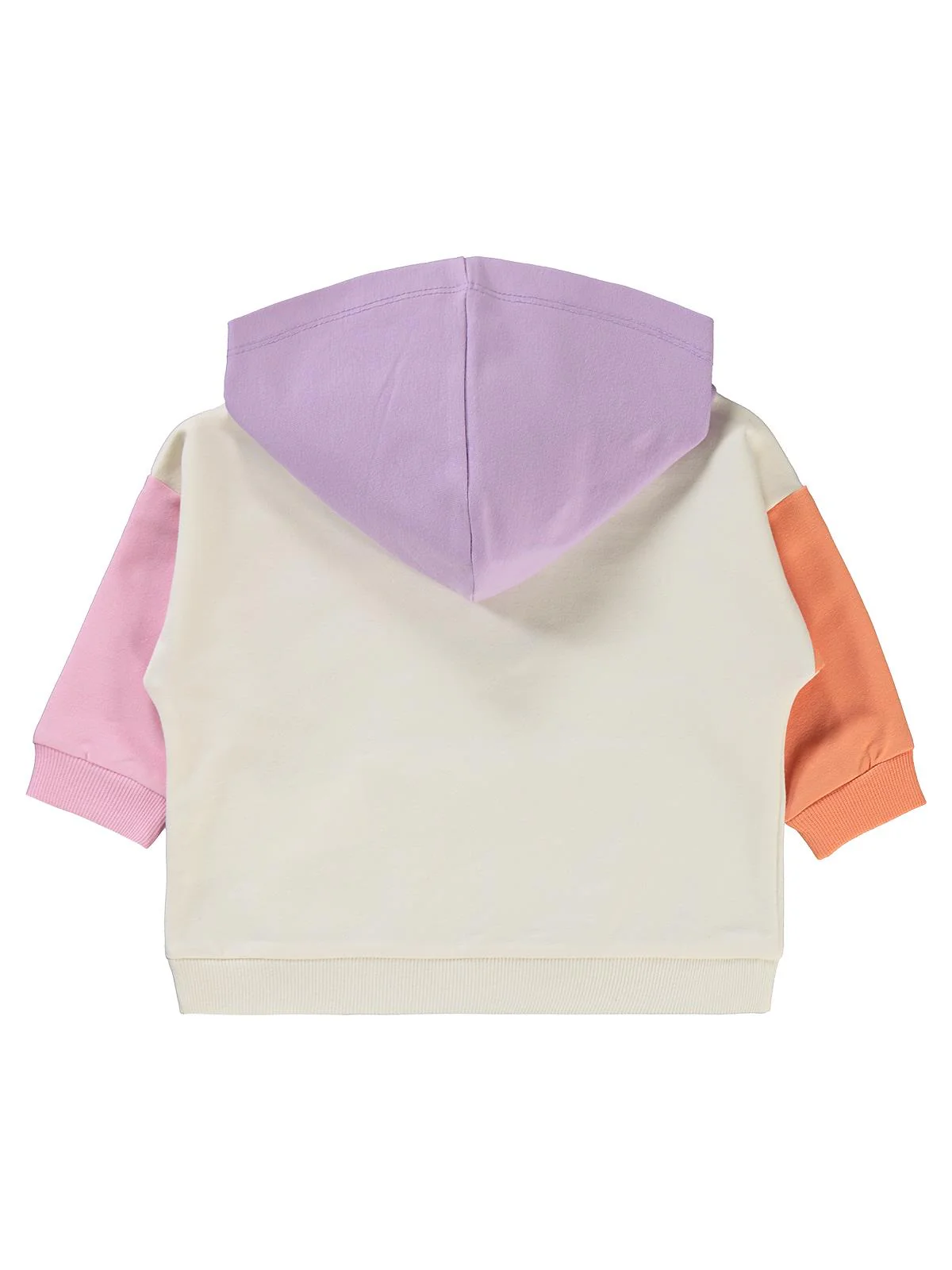 Civil Baby Parçalı Baskılı 6-18 Ay Sweatshirt - Lila - Image 4