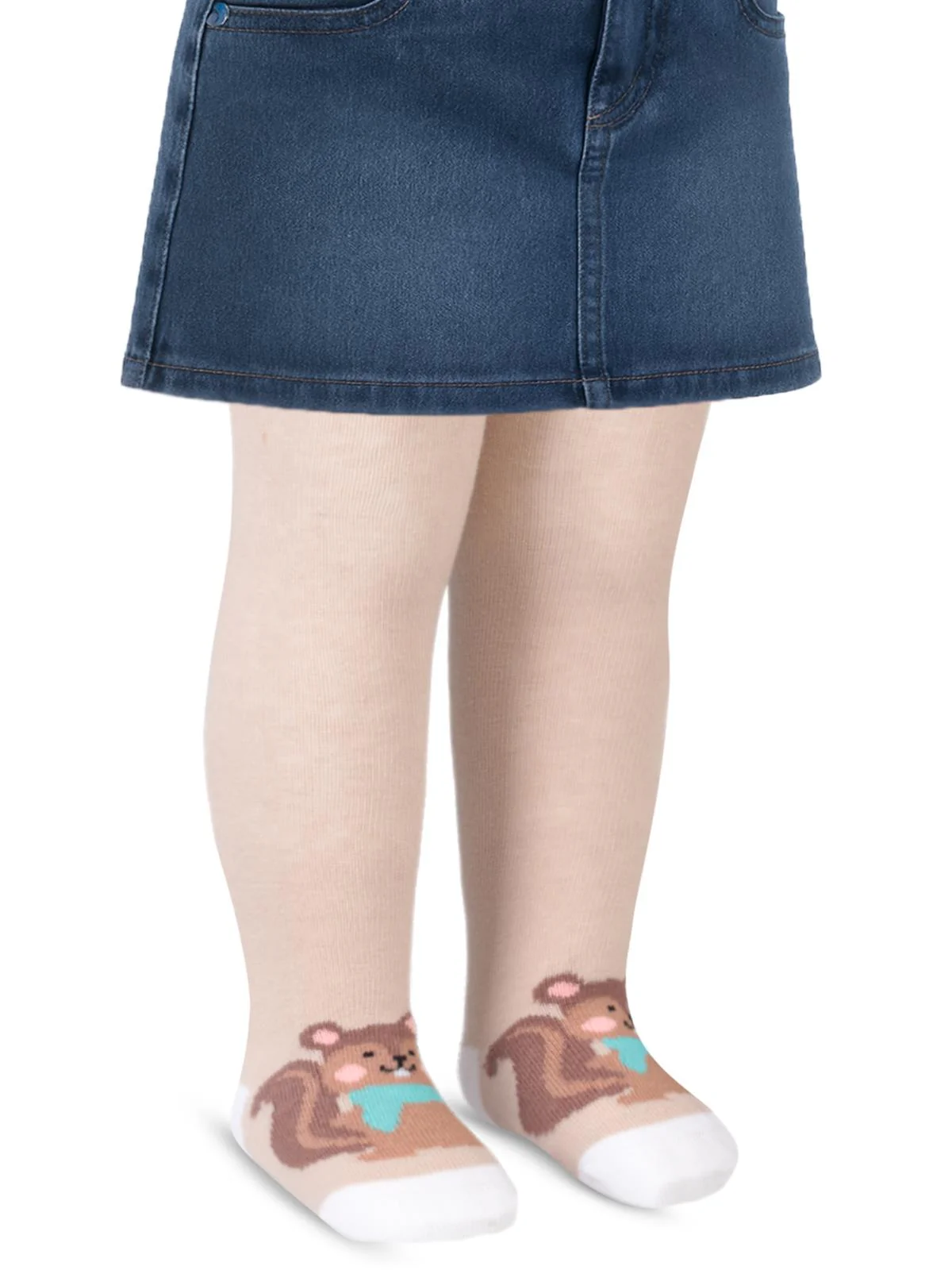 Civil Baby Sincap 6-18 Ay Bebek Kız Külotlu Çorap - Bej
