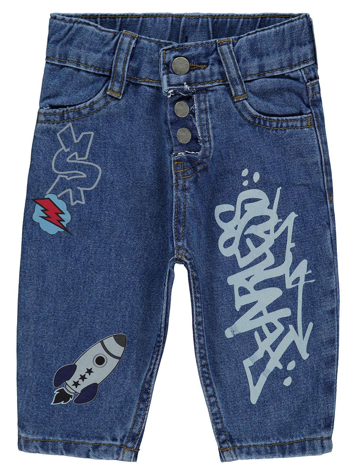 Civil Baby Skate Baggy 6-18 Ay Pantolon - Mavi - Image 2