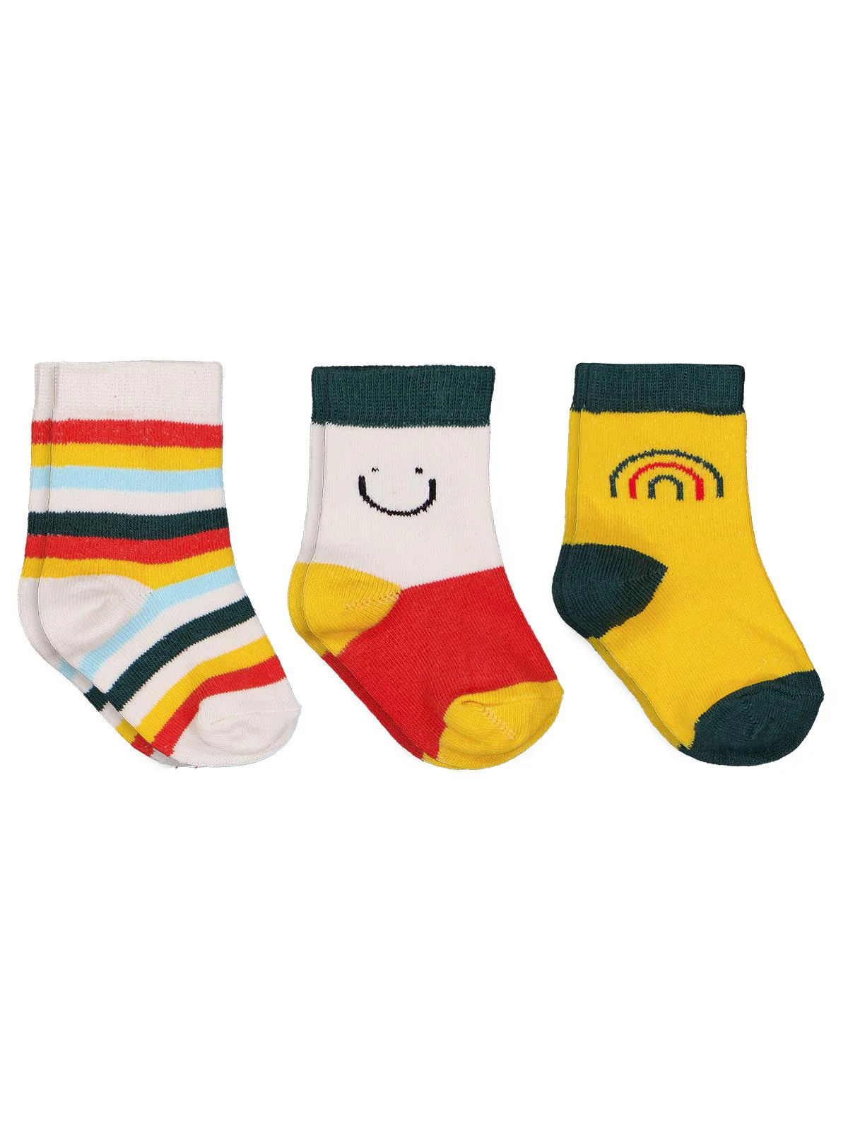 Civil Baby Smile 3'lü 6-18 Ay Bebek Erkek Çorap Set - Image 2