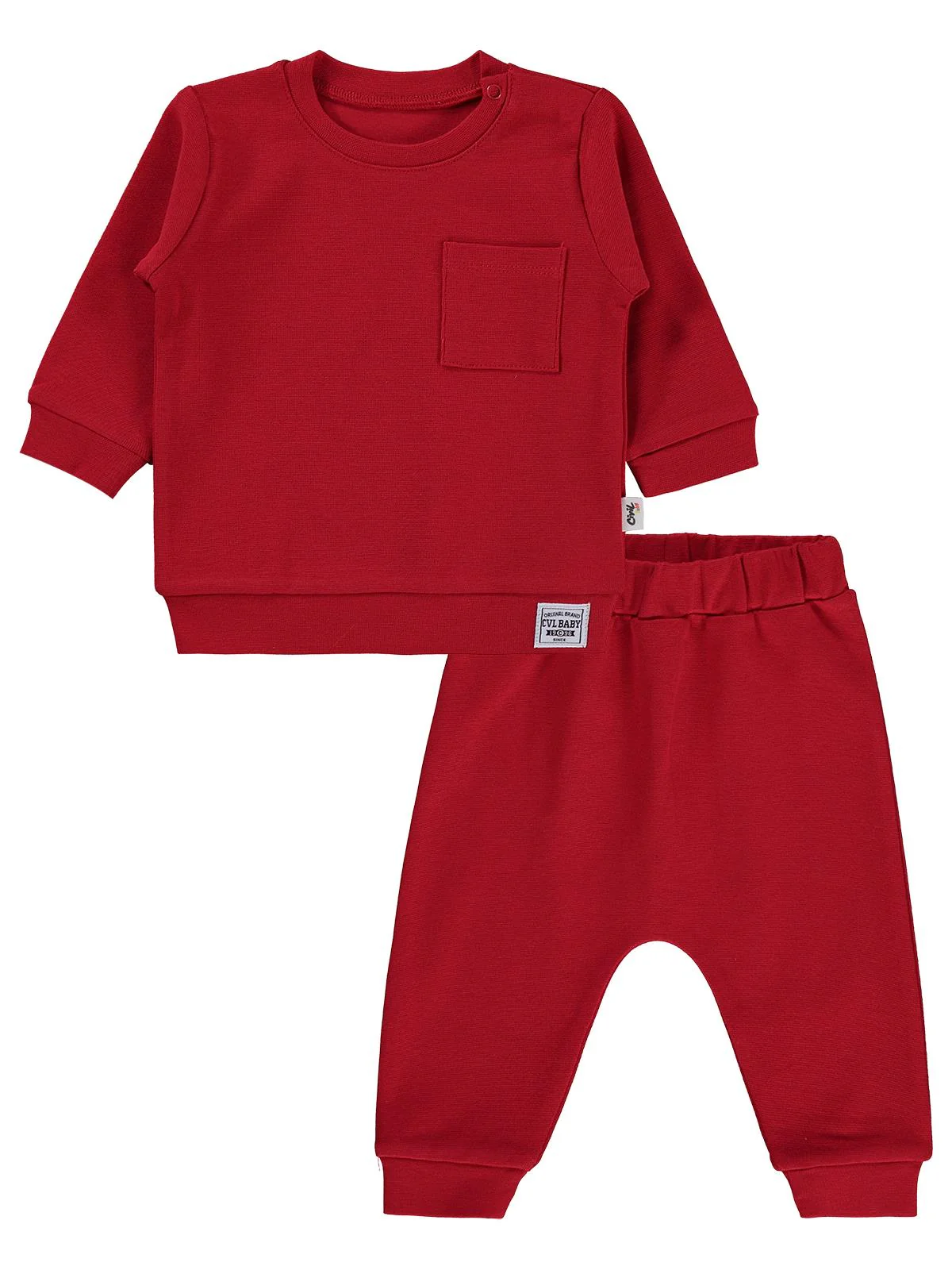 Civil Baby Süs Etiketli 2'Li Takım 6-18 Ay Takım - Kırmızı - Image 3