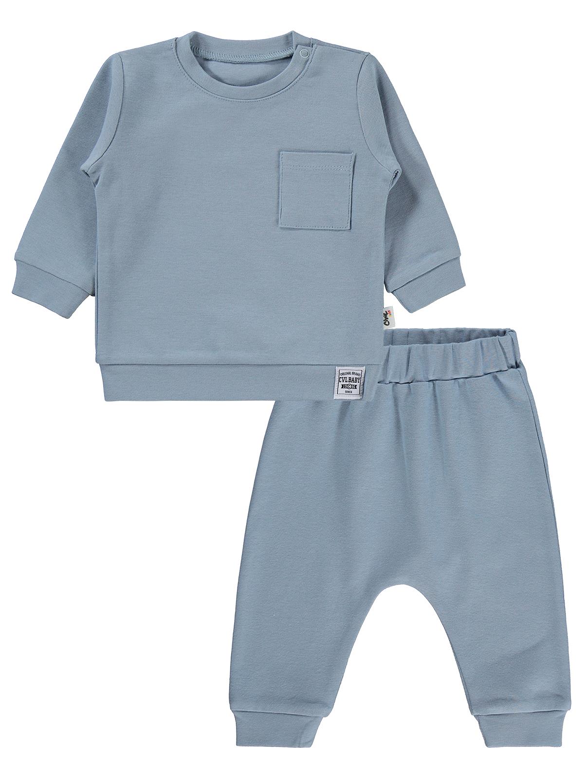 Civil Baby Süs Etiketli 2'Li Takım 6-18 Ay Takım - Mavi - Image 3