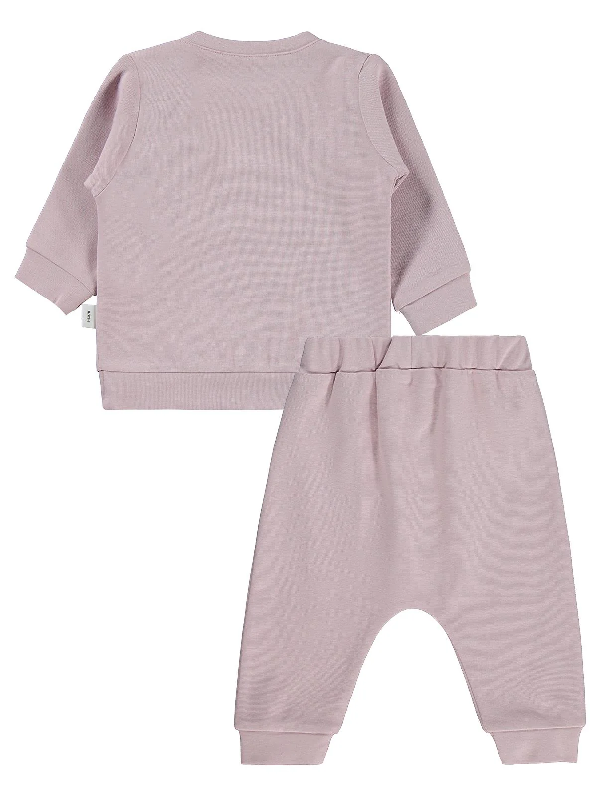 Civil Baby Süs Etiketli 2'Li Takım 6-18 Ay Takım - Pudra - Image 4