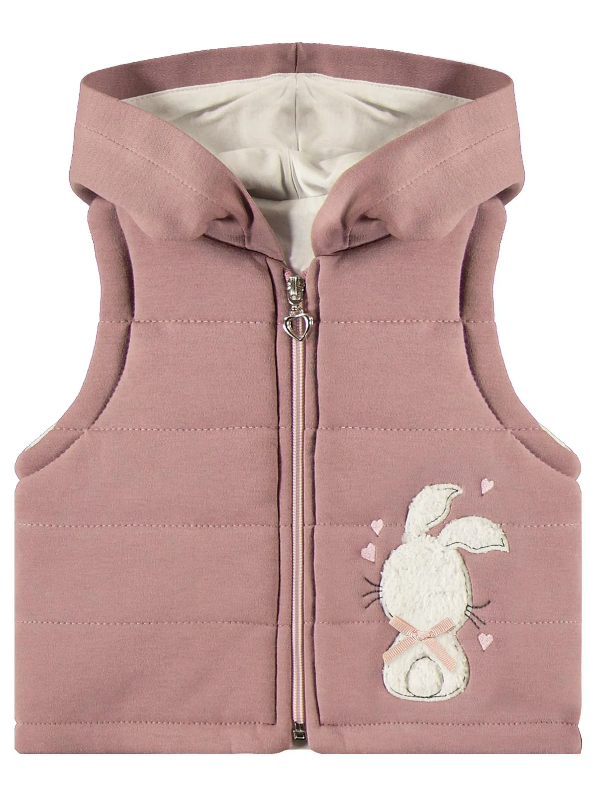 Civil Baby Tavşan Baskılı 3'lü 6-18 Ay Takım - Lila - Image 5