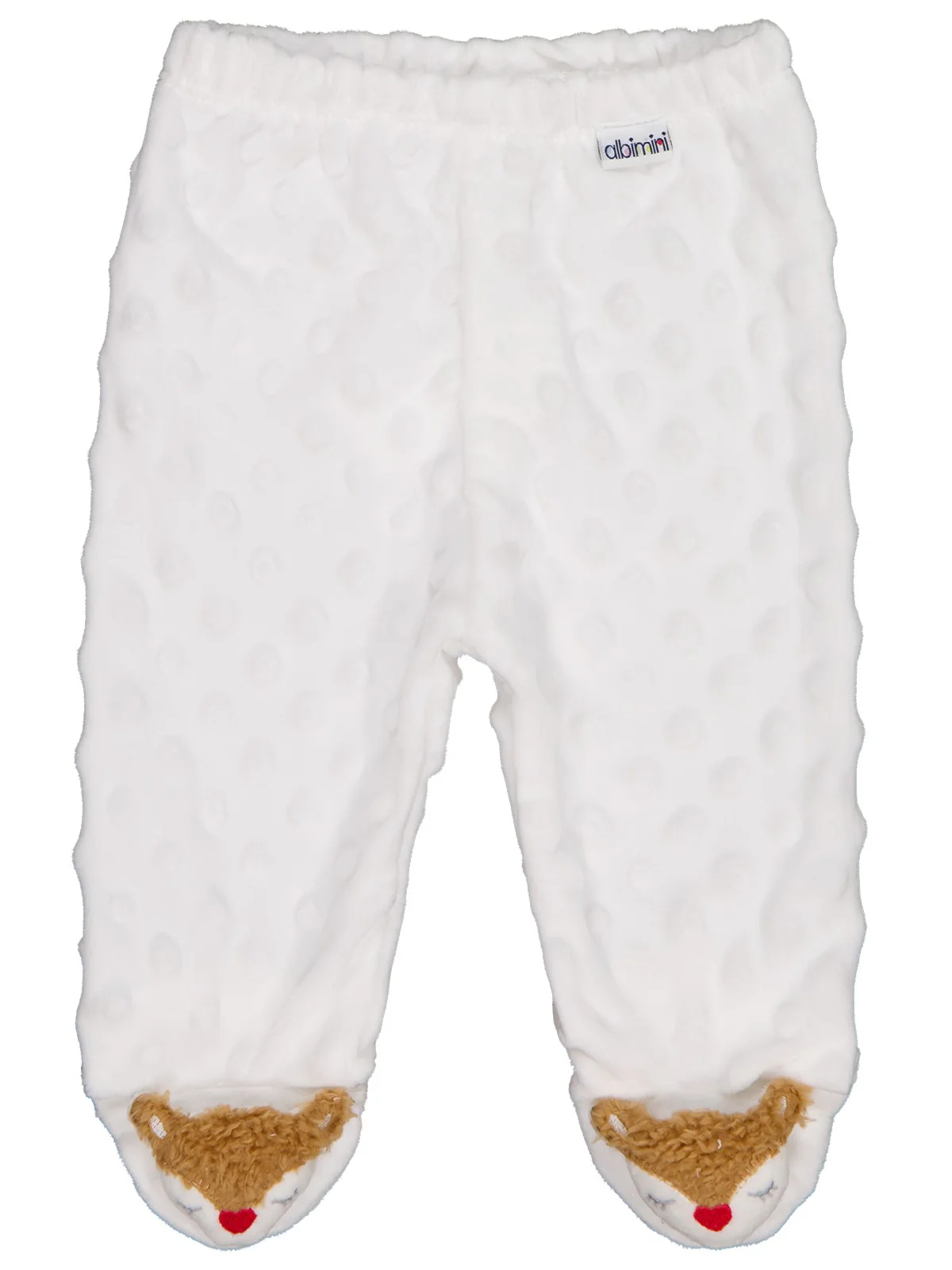 Minidamla Topçikli 1-6 Ay Tek Alt Bebe - Ekru