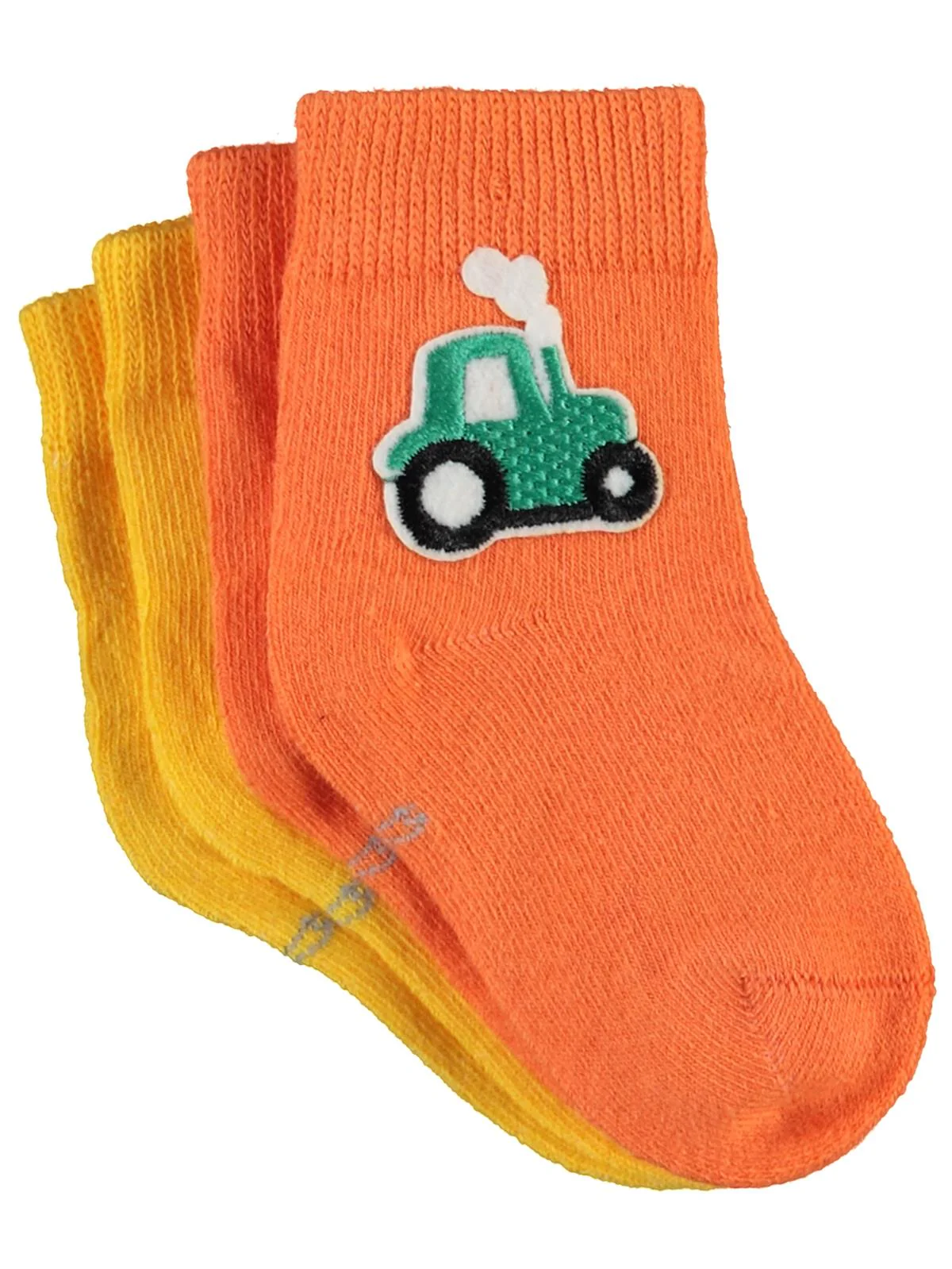 Civil Baby Erkek Bebek Aksesuarlı 2'li Çorap 6-18 Ay - Sarı - Image 12