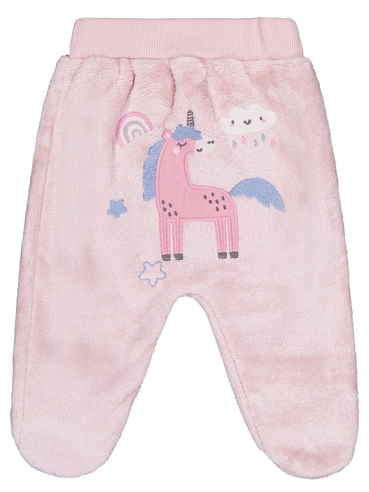 Civil Baby Unicorn Nakışlı 1-9 Ay Tek Alt Bebe - Pembe - Image 4