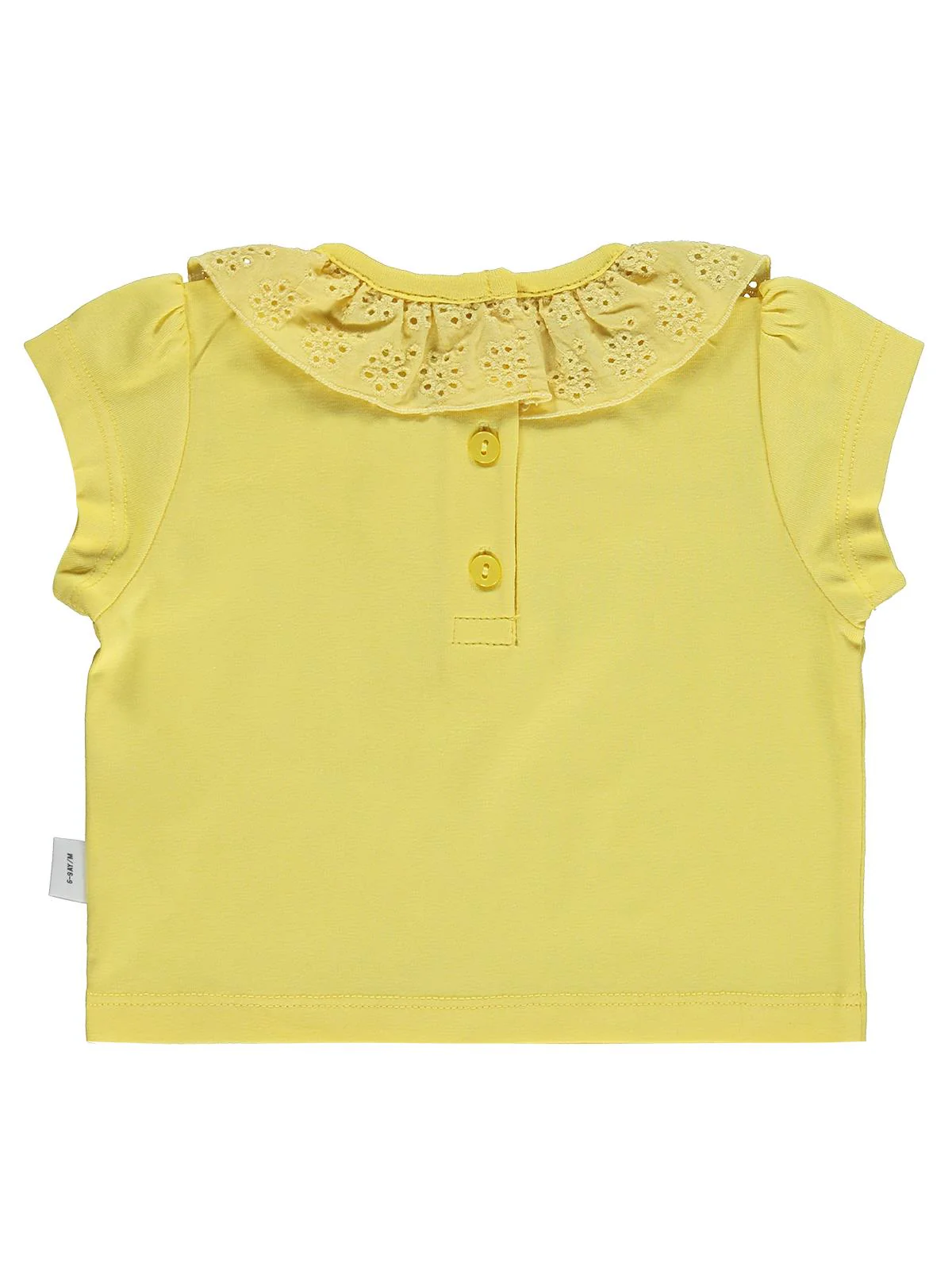 Civil Baby Yaka Brodeli 6-18 Ay Tişört - Sarı - Image 4