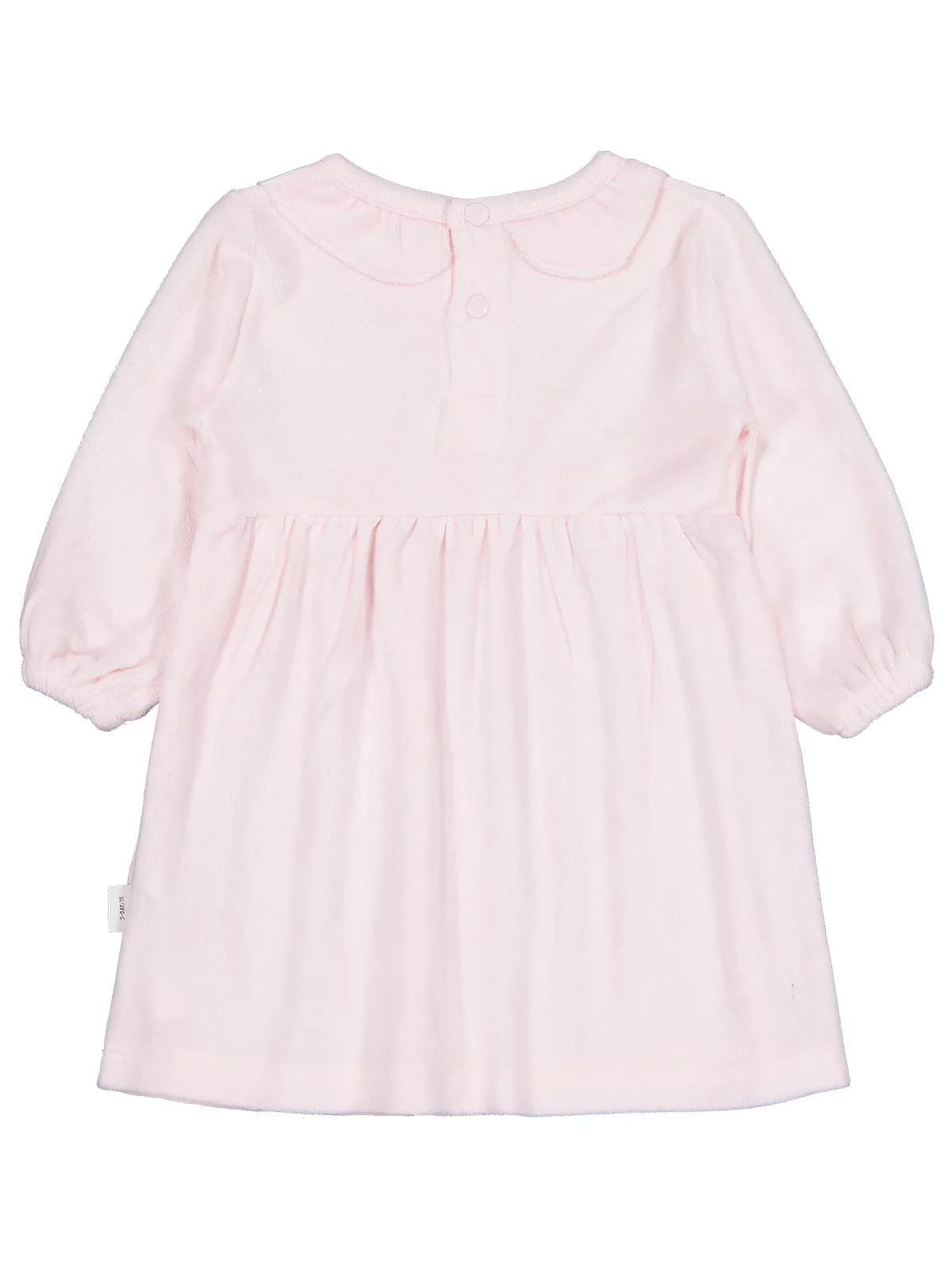 Civil Baby Yaka Fırfırlı Bel Fiyonklu 6-18 Ay Elbise - Pembe - Image 6