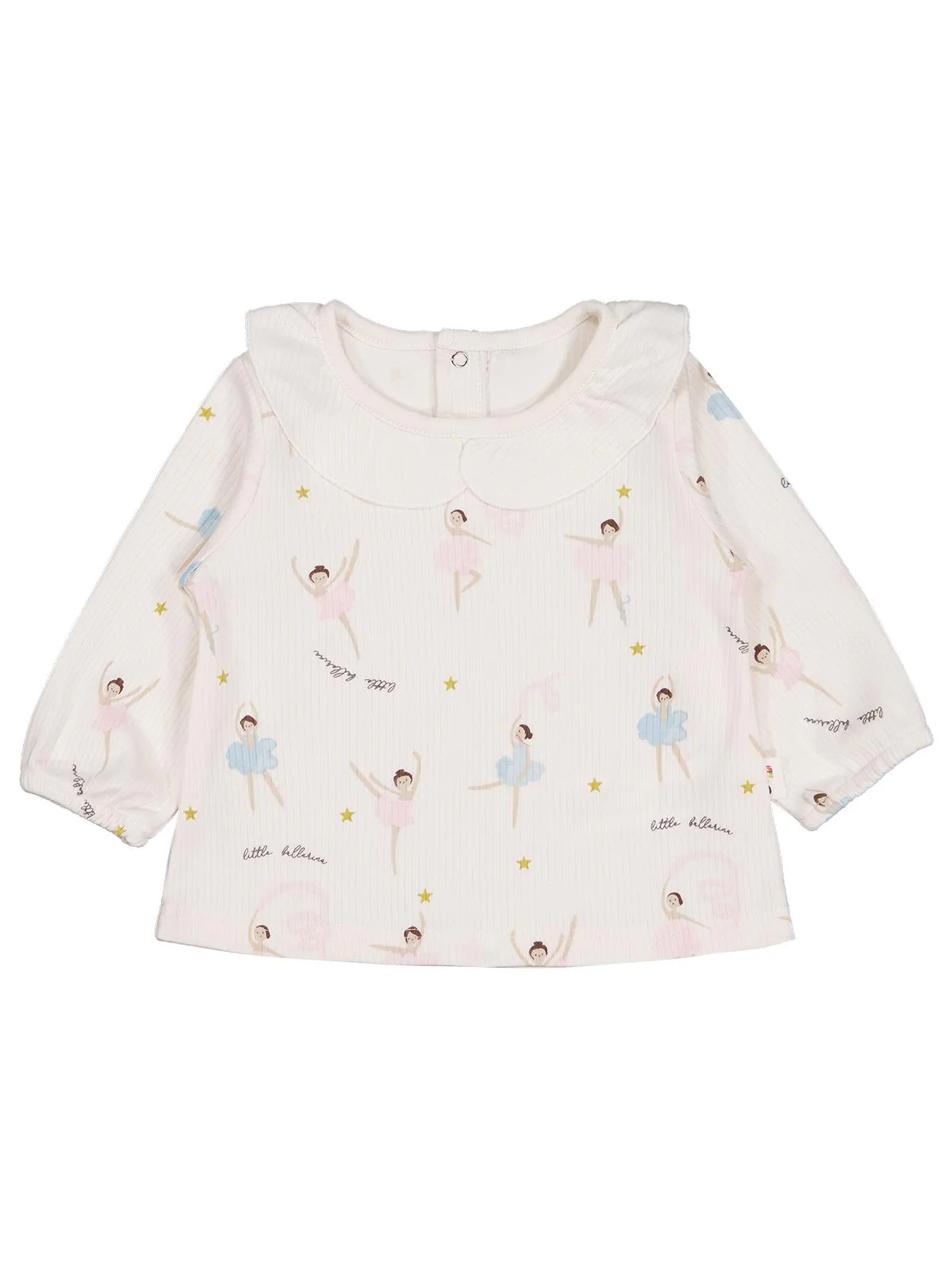 Civil Baby Yakalı Balerin Empirme 6-18 Ay Sweatshirt - Ekru