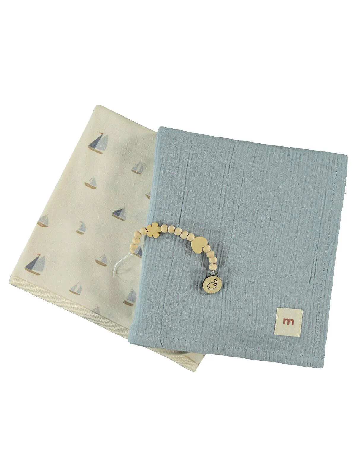 Civil Baby Yelken Baskılı Battaniye - Ekru - Image 6