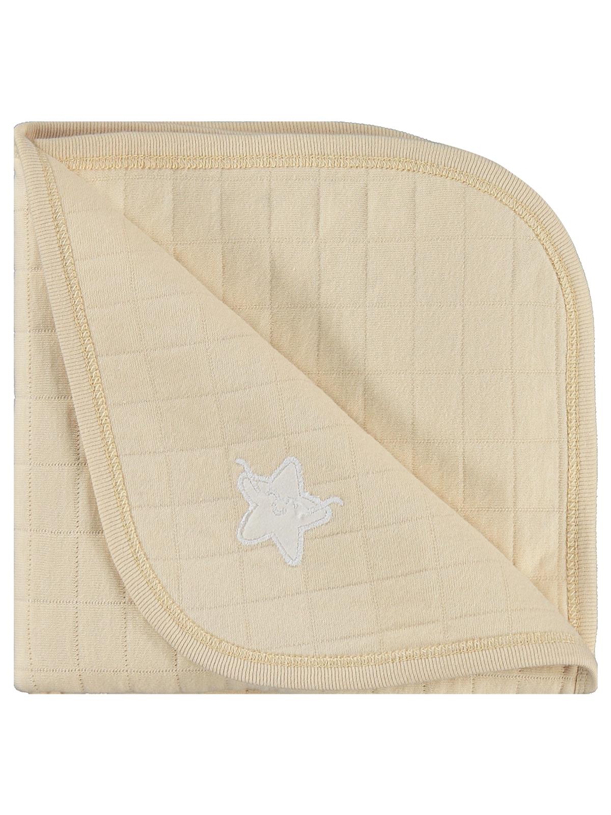 Civil Baby Yıldız Nakışlı 80*90 Battaniye - Kahverengi - Image 2