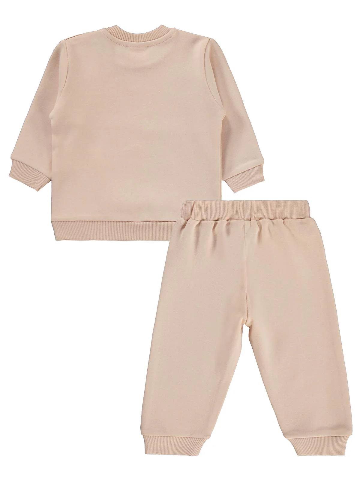 Civil Baby Zürafa Baskılı 6-18 Ay Takım - Pudra - Image 2