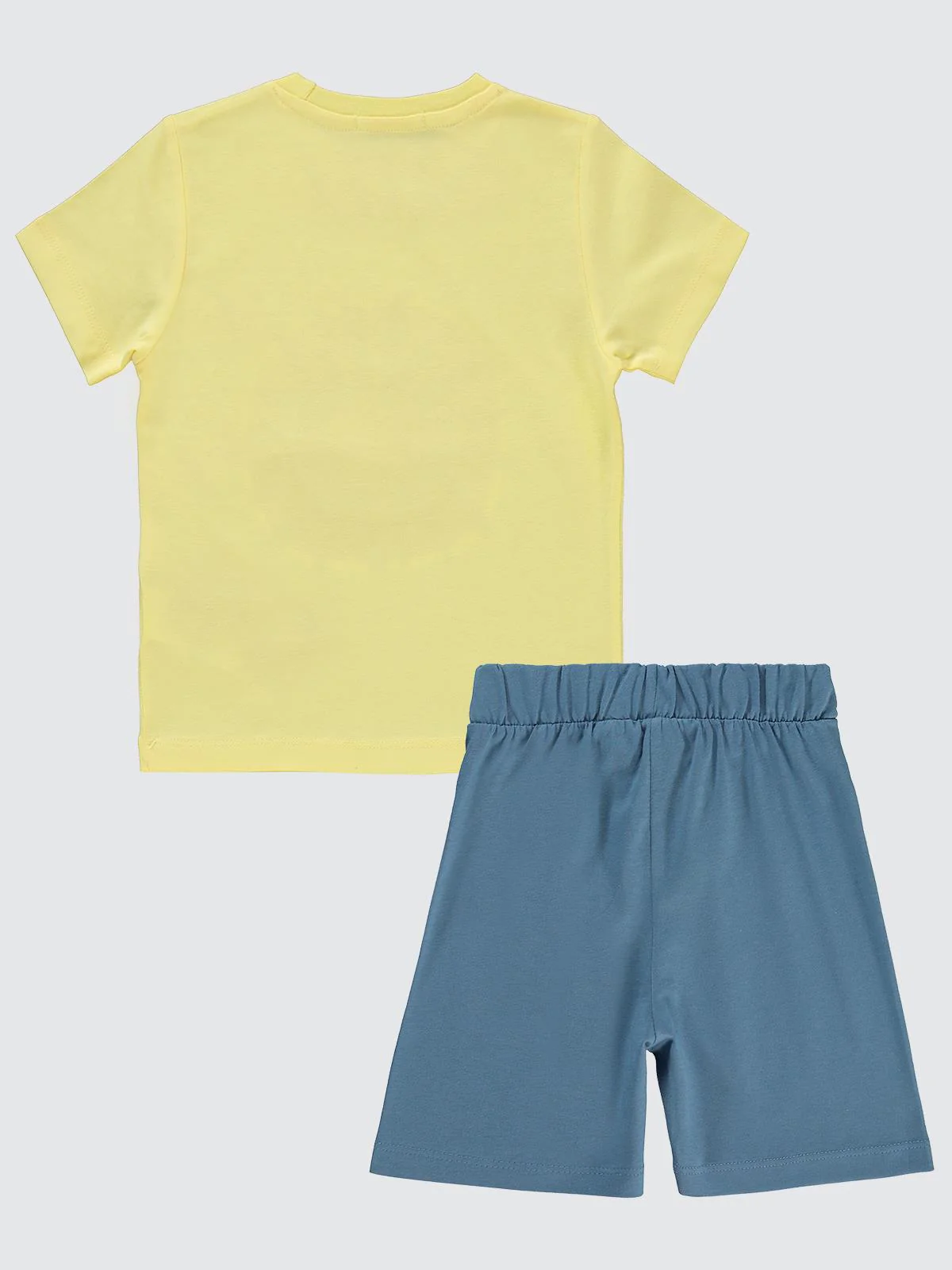 Civil Boys Ağzı Açılan Aslan Nakışlı 2-5 Yaş Pijama Takımı - Sarı - Image 8