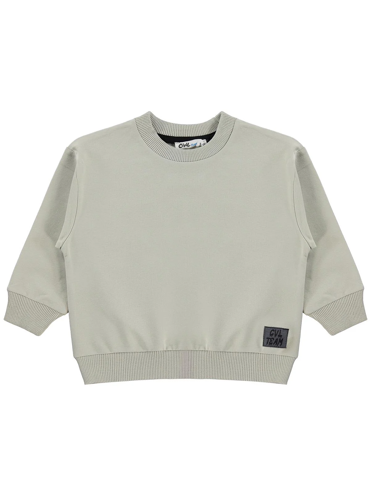 Civil Boys Armalı 2-5 Yaş Sweatshirt - Bej - Image 3