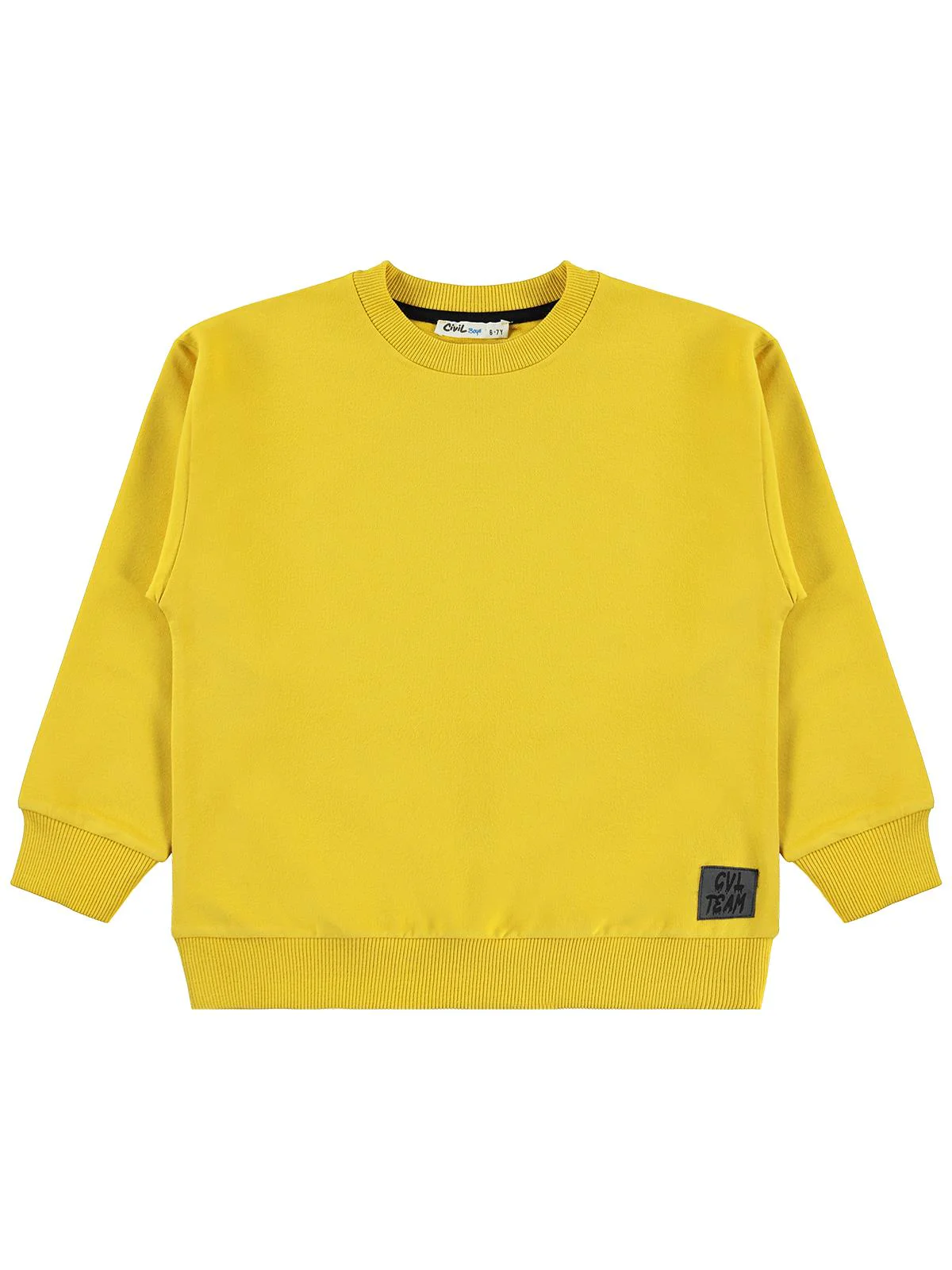 Civil Boys Armalı 6-9 Yaş Sweatshirt - Hardal - Image 5