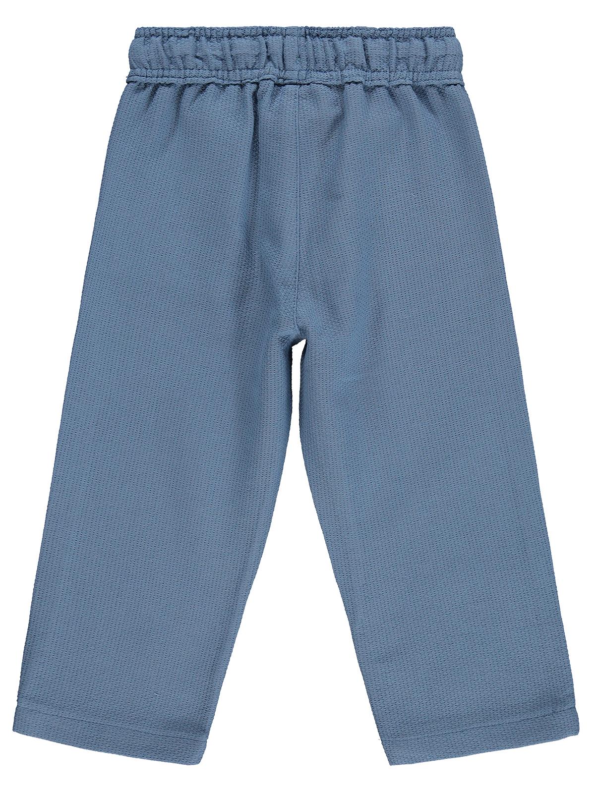 Civil Boys Armürlü Chino 2-5 Yaş Pantolon - Mavi - Image 4