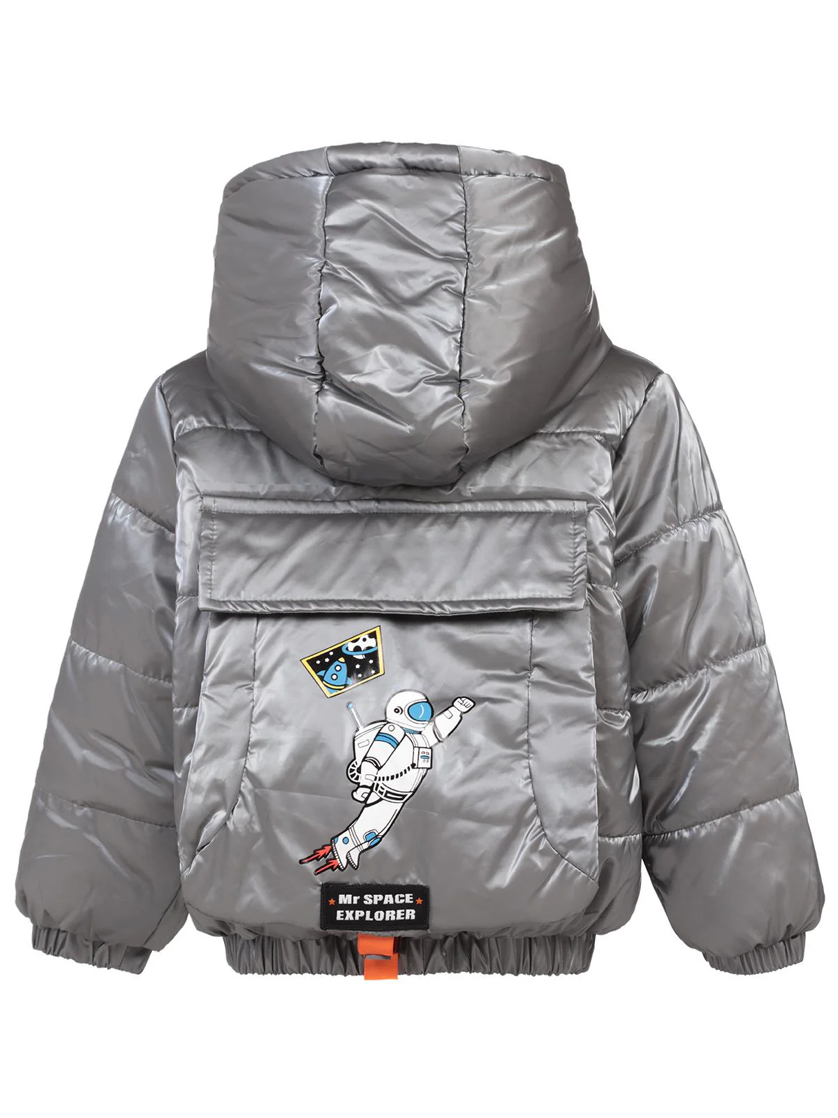 Civil Boys Astronot Baskılı 2-5 Yaş Mont - Gri - Image 8