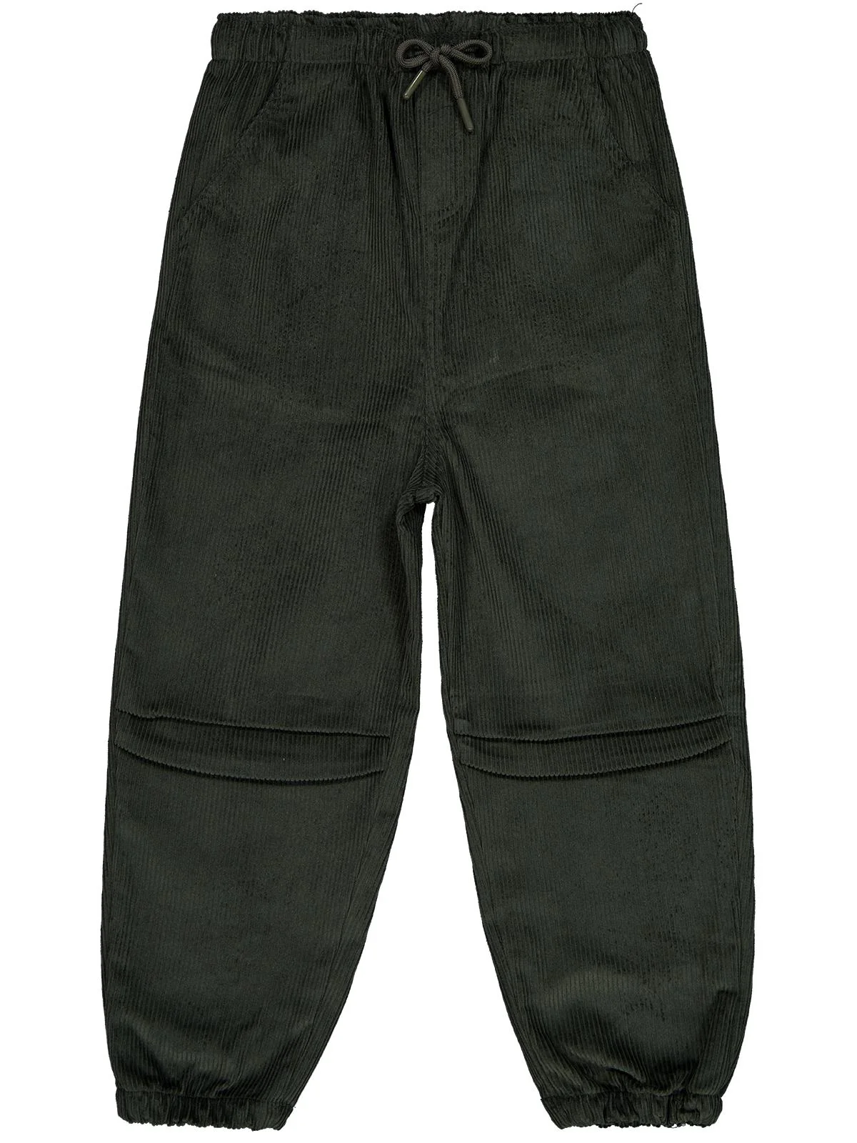 Civil Boys Bağcıklı Joger Kadife 6-9 Yaş Pantolon - Haki