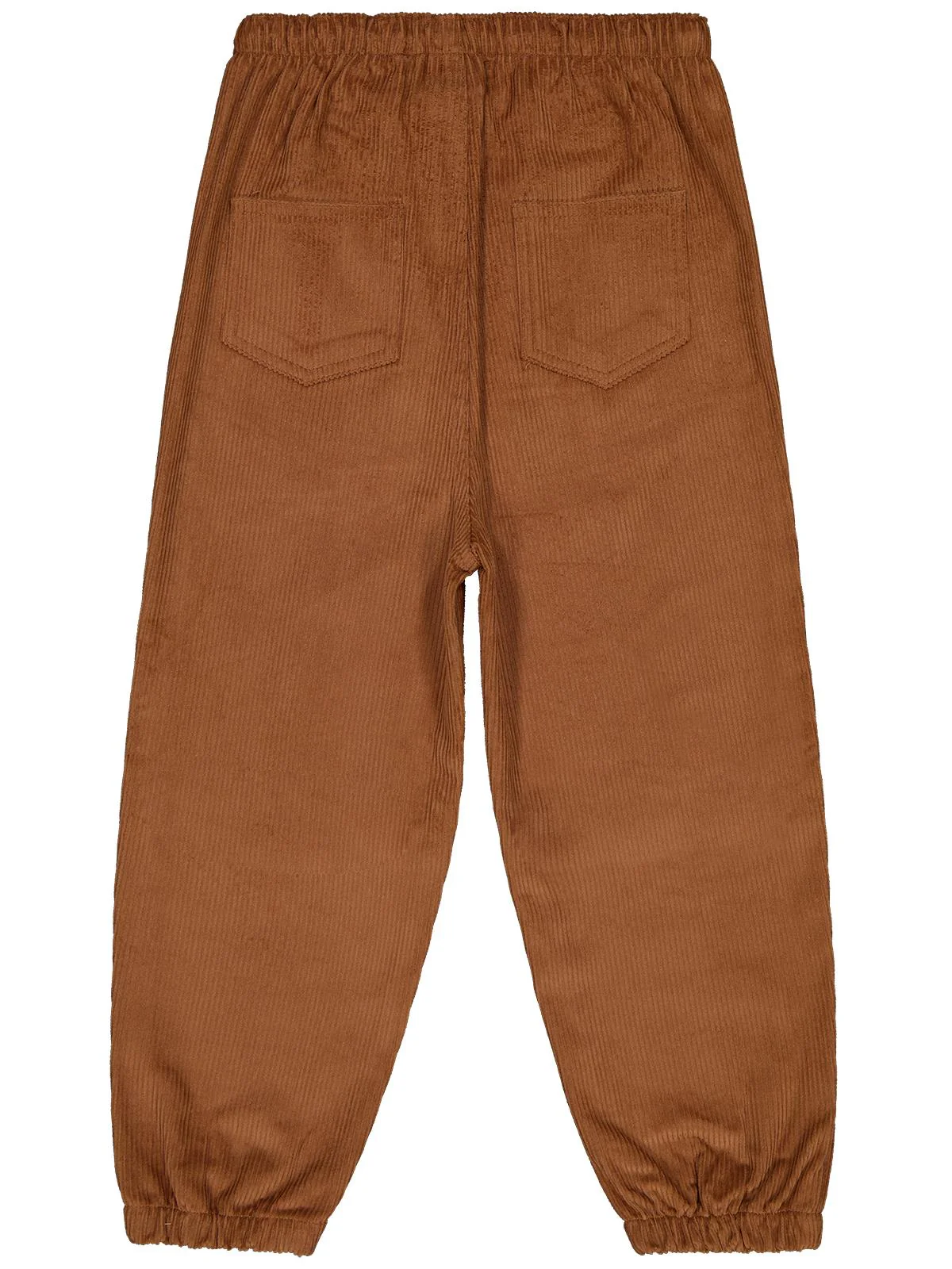Civil Boys Bağcıklı Joger Kadife 6-9 Yaş Pantolon - Kahve - Image 2