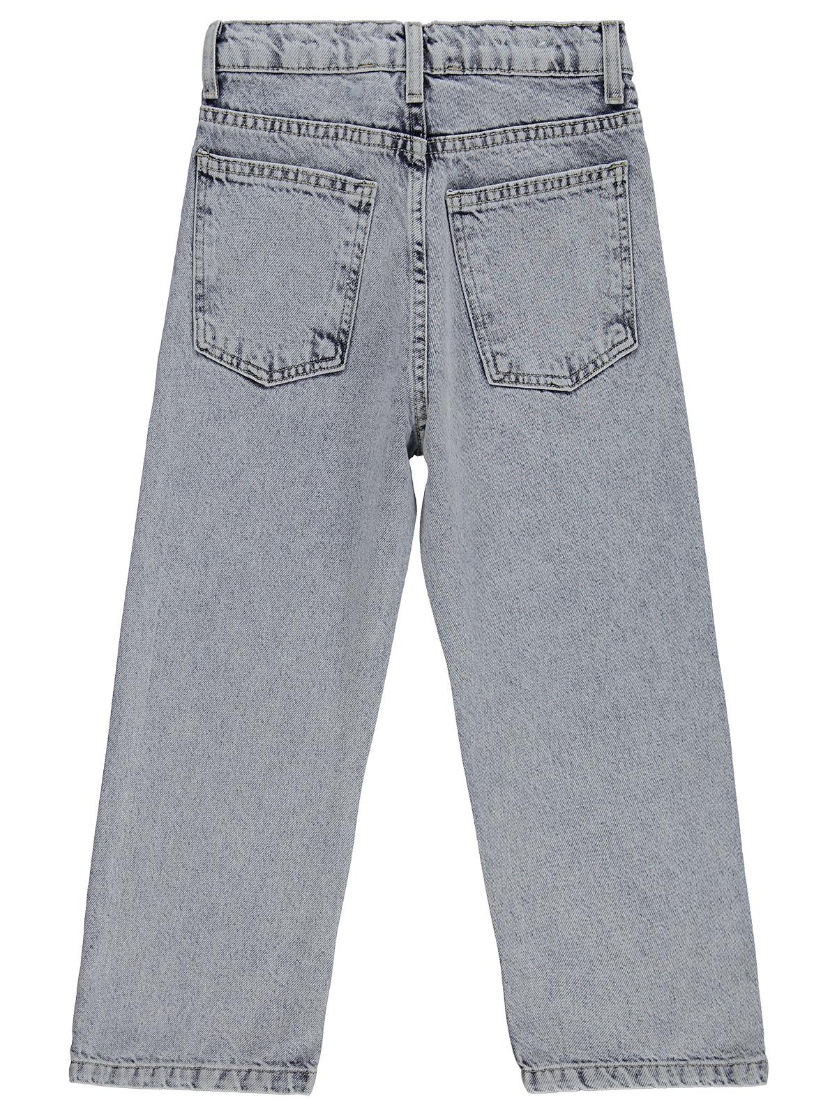 Civil Boys Baggy Kalıp 6-9 Yaş Pantolon Kot - Mavi - Image 2