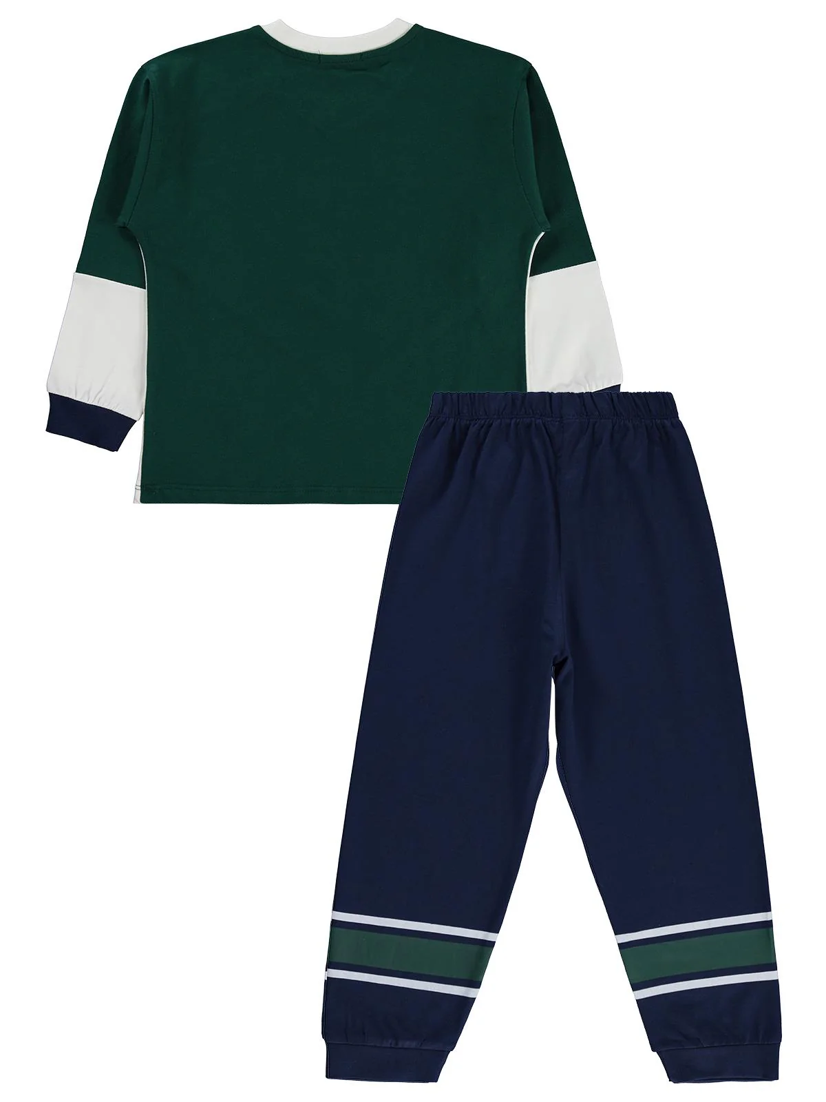Civil Boys Baseball Baskılı 6-9 Yaş Pijama Takımı - Yeşil - Image 9