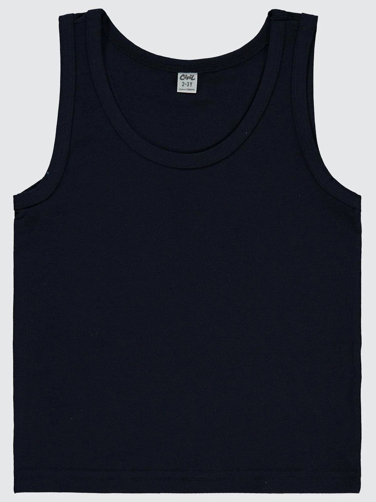 Civil Boys Basic 2-10 Yaş 2'li Atlet Set - Mavi - Image 5