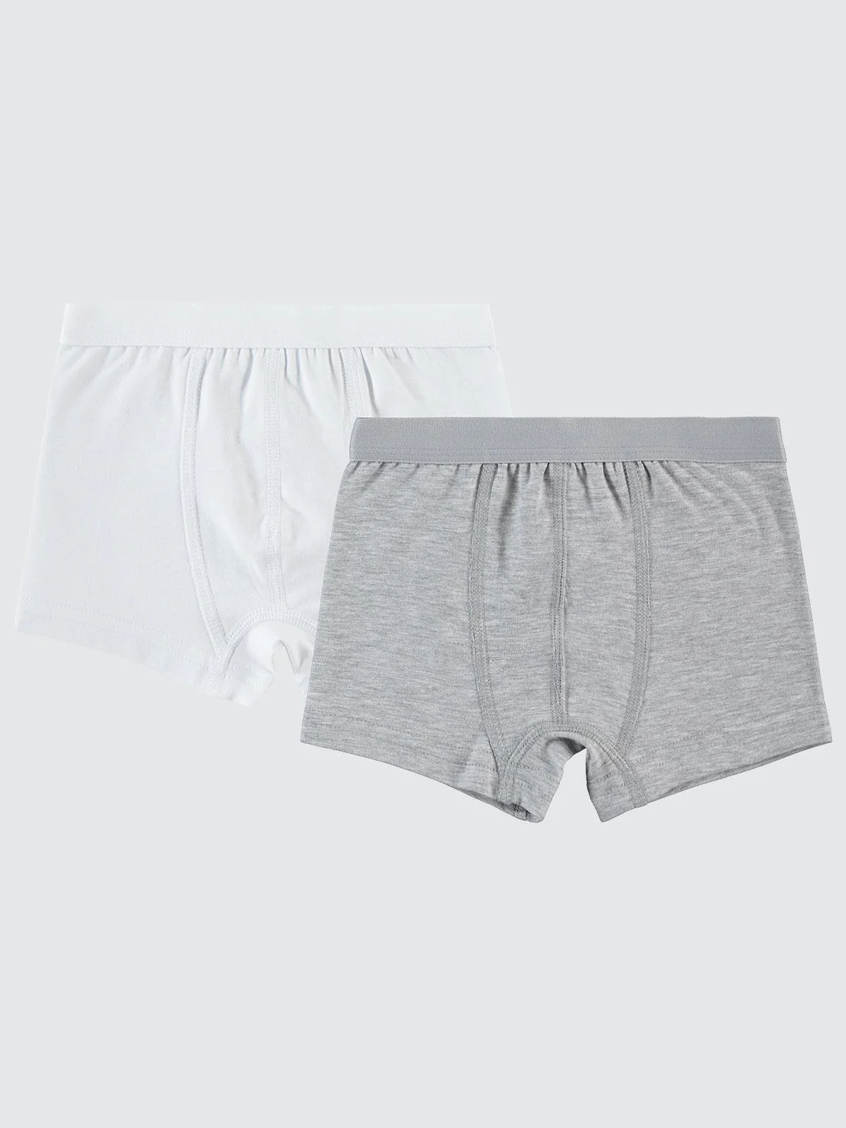 Civil Boys  Basic 2-10 Yaş 2'li Boxer Set - Gri - Image 4