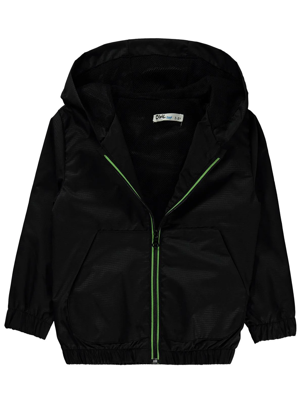 Civil Boys Basic 2-5 Yaş Yağmurluk - Siyah - Image 5