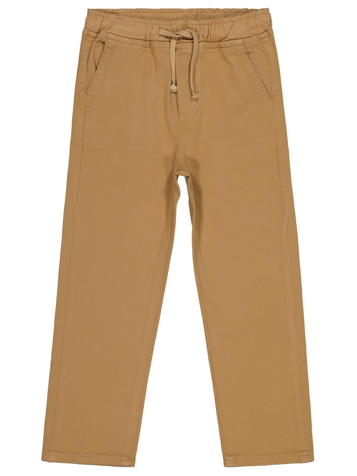 Civil Boys Beli Lastikli Chinno 6-9 Yaş Pantolon - Kahverengi