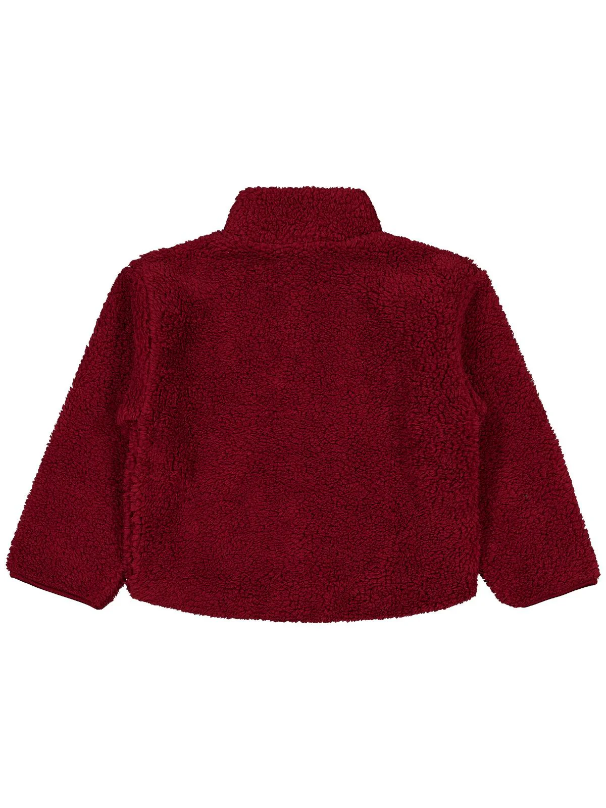 Civil Boys Biyeli Yarım Fermuarlı 6-9 Yaş Sweatshirt - Bordo - Image 3