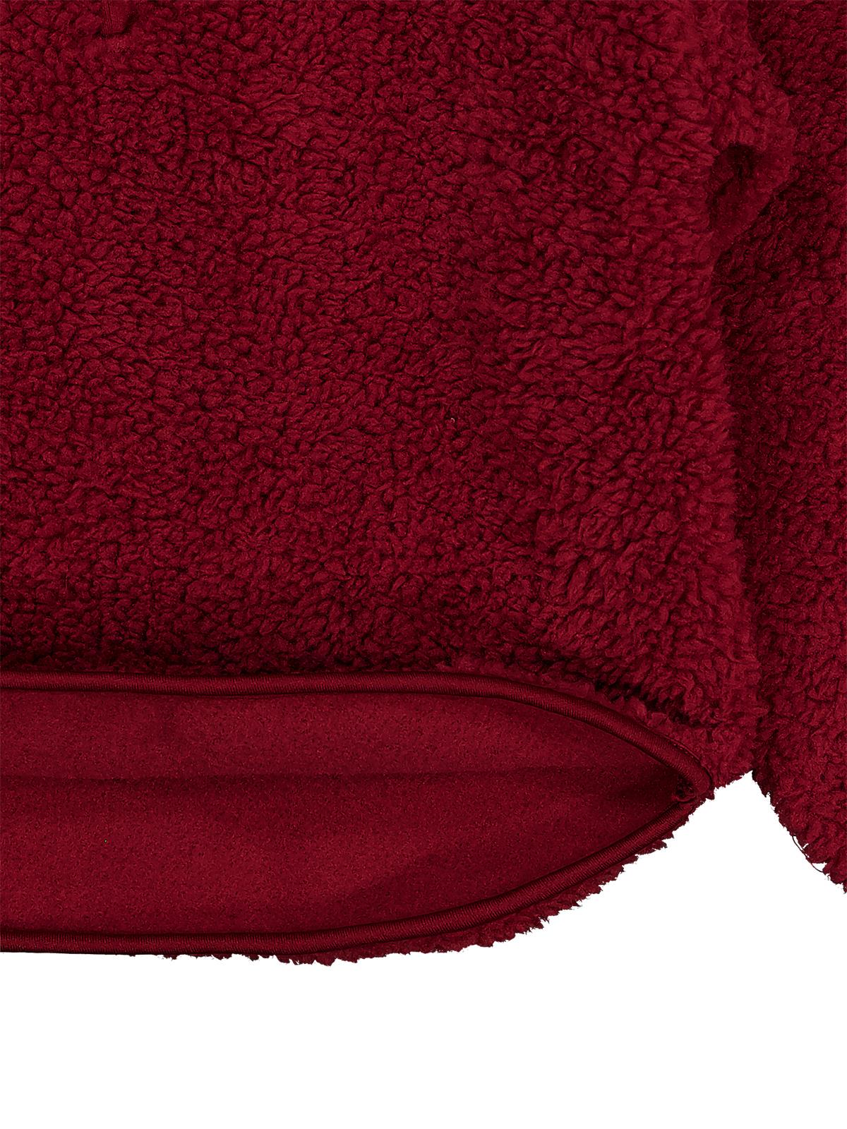Civil Boys Biyeli Yarım Fermuarlı 6-9 Yaş Sweatshirt - Bordo - Image 7