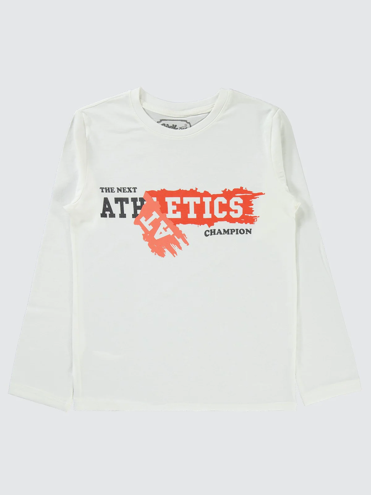 Civil Boys Champıon Baskılı 10-13 Yaş Sweatshirt - Ekru