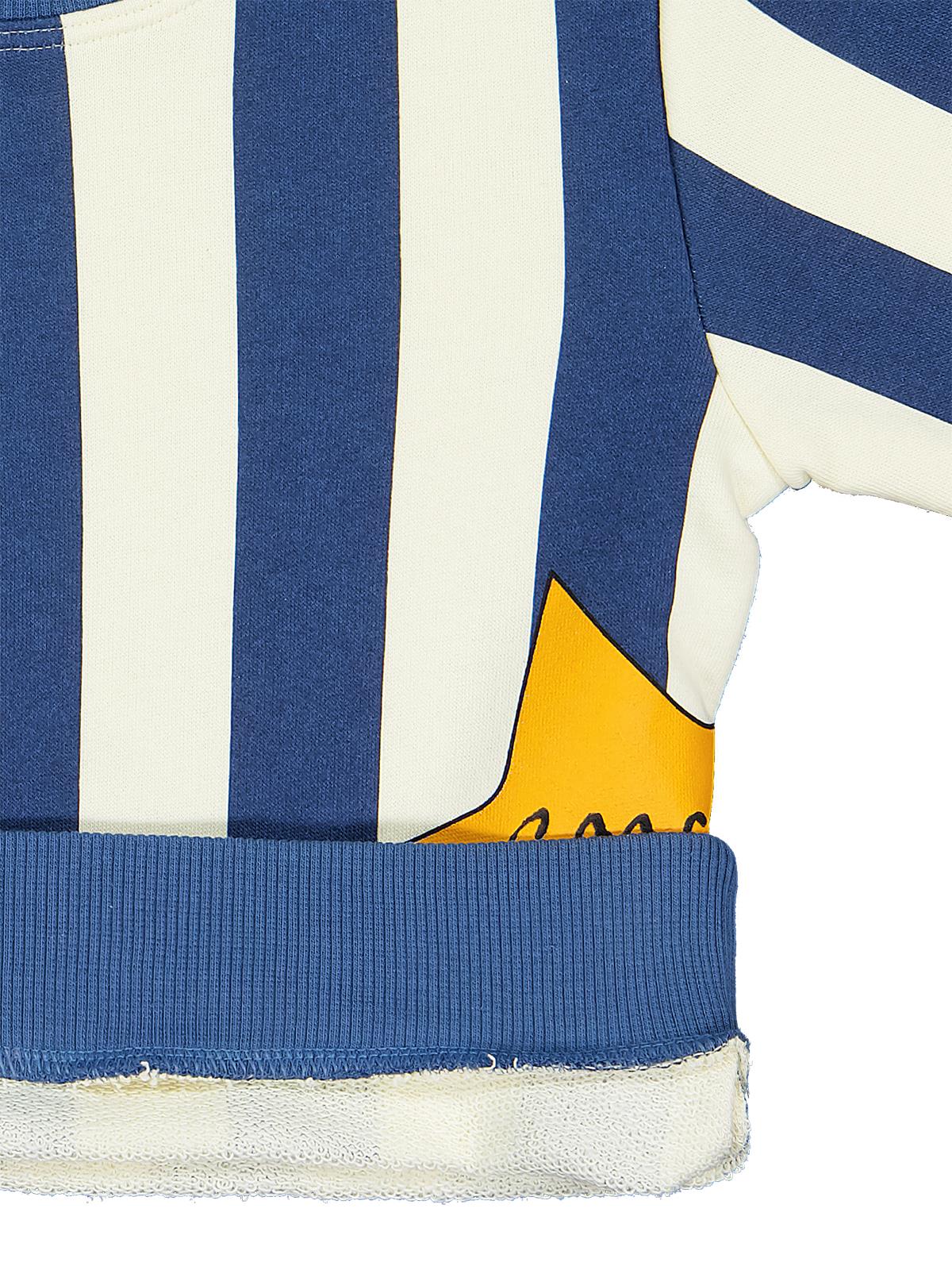 Civil Boys Çizgili Yıldız Baskılı 2-5 Yaş Sweatshirt - Bordo - Image 10