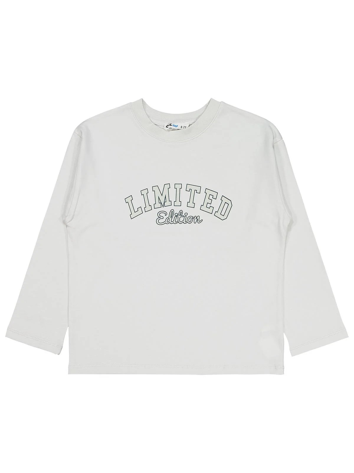 Civil Boys College Baskılı 10-13 Yaş Sweatshirt - Gri
