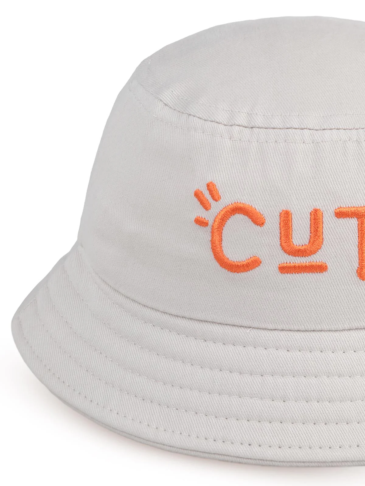 Civil Boys Cute Nakışlı 2-5 Yaş Çocuk Erkek Fötr Şapka - Bej - Image 2