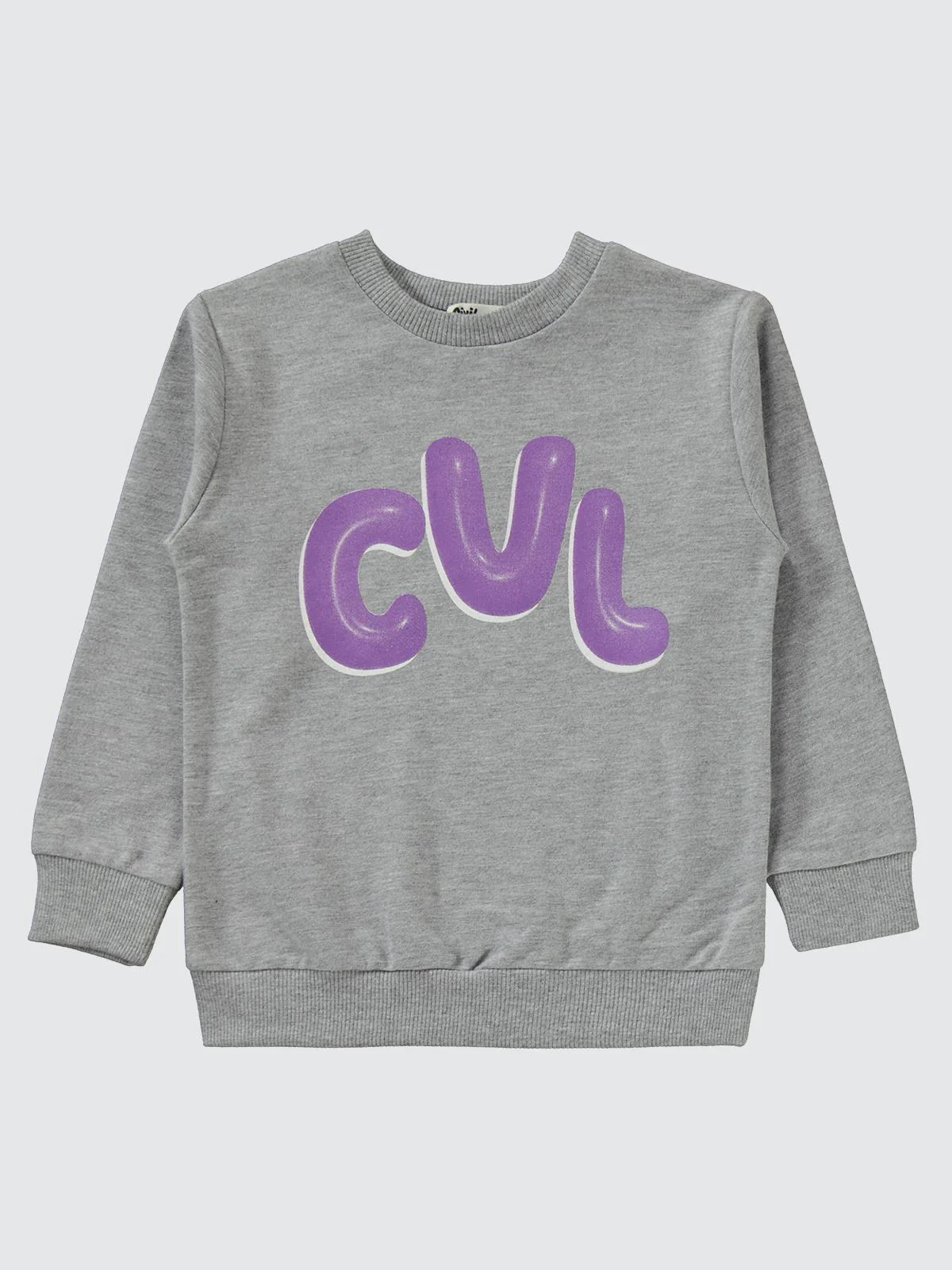 Civil Boys Cvl Baskılı 2-5 Yaş Eşofman Takımı - Gri - Image 2